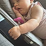 Aëlie participe au concours pour gagner de l'argent avec cette photo : baby, baby_seat, child, closeup, clothing, comfort, cute, hand, indoor, infant, naptime, pacifier, peaceful, portrait, relaxing, resting, skin, sleeping, soft_light, young_child