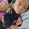 Koda is registered to the contest to win money with this photo: baby, sleeping, infant, cozy, blanket, clothing, hand, arm, tattoo, closeup, face, peaceful, rest, cute, newborn, soft, comfort, portrait, child, nap