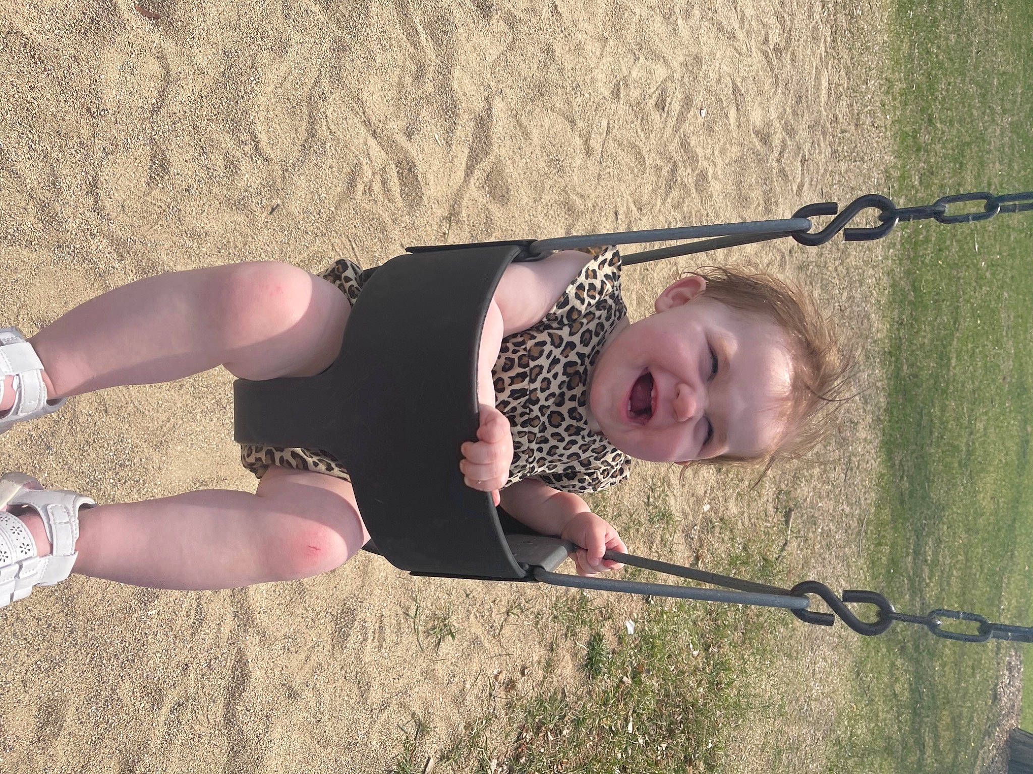 Audree joined the competition — help win amazing prizes! baby, beach, blond, calf, child, fun, grass, human_leg, knee, landscape, leisure, people_in_nature, person, recreation, sand, sunglasses, thigh, toddler, tree, waist