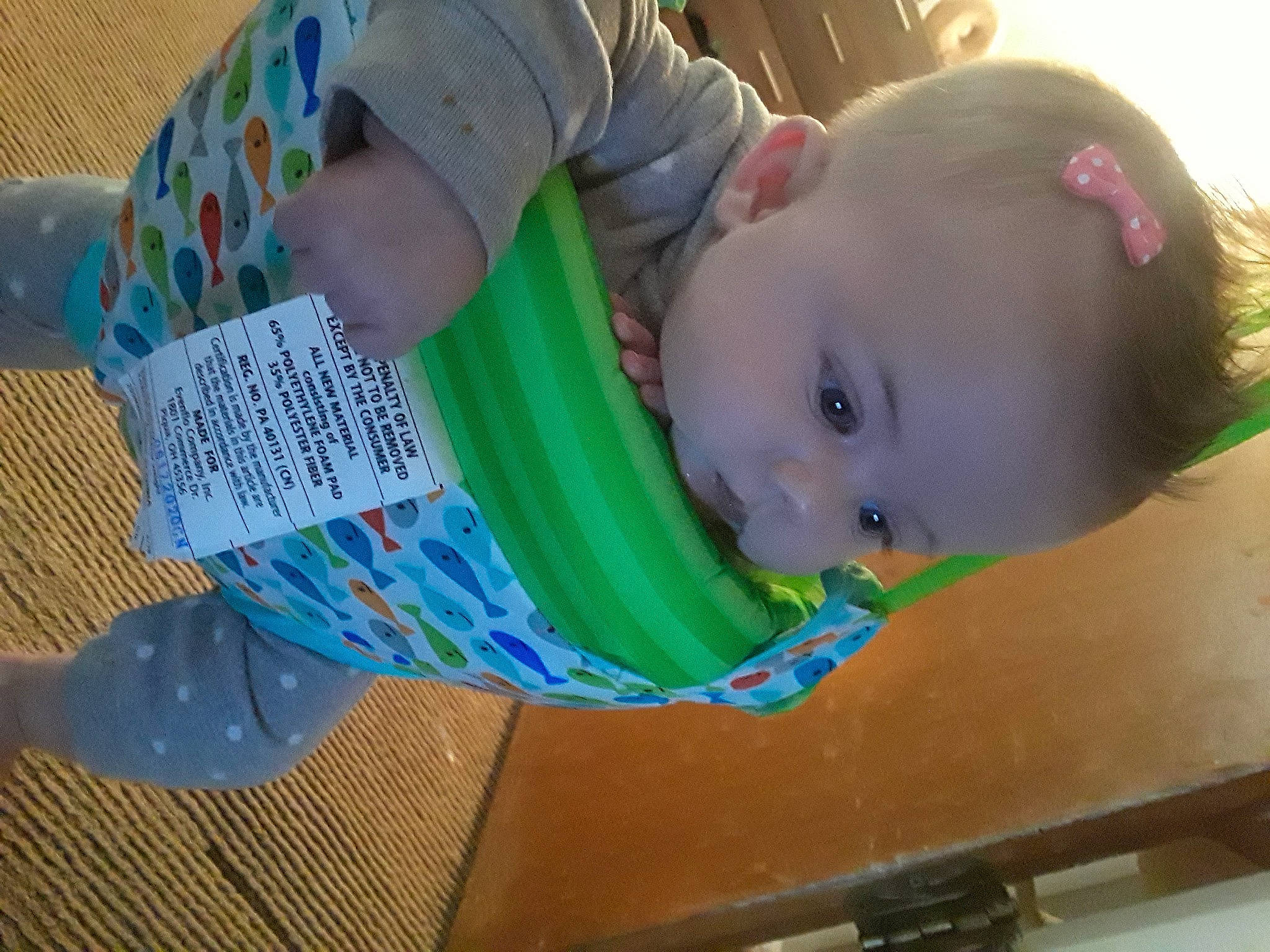 Gwenyth joined the competition — help win amazing prizes! baby, cheek, child, person, play, toddler