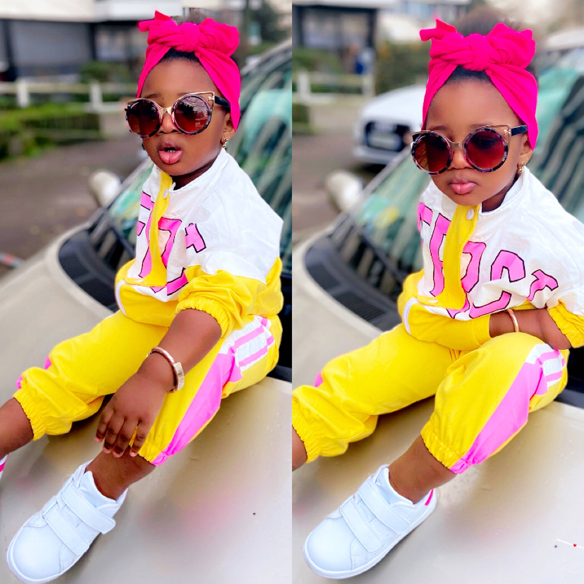 Tima participe au concours pour gagner de l'argent avec cette photo : baseball_cap, cap, clothing, cool, costume_accessory, eyewear, fashion, fashion_accessory, glasses, goggles, headgear, magenta, outerwear, person, pink, street_fashion, style, sunglasses, t_shirt, trousers