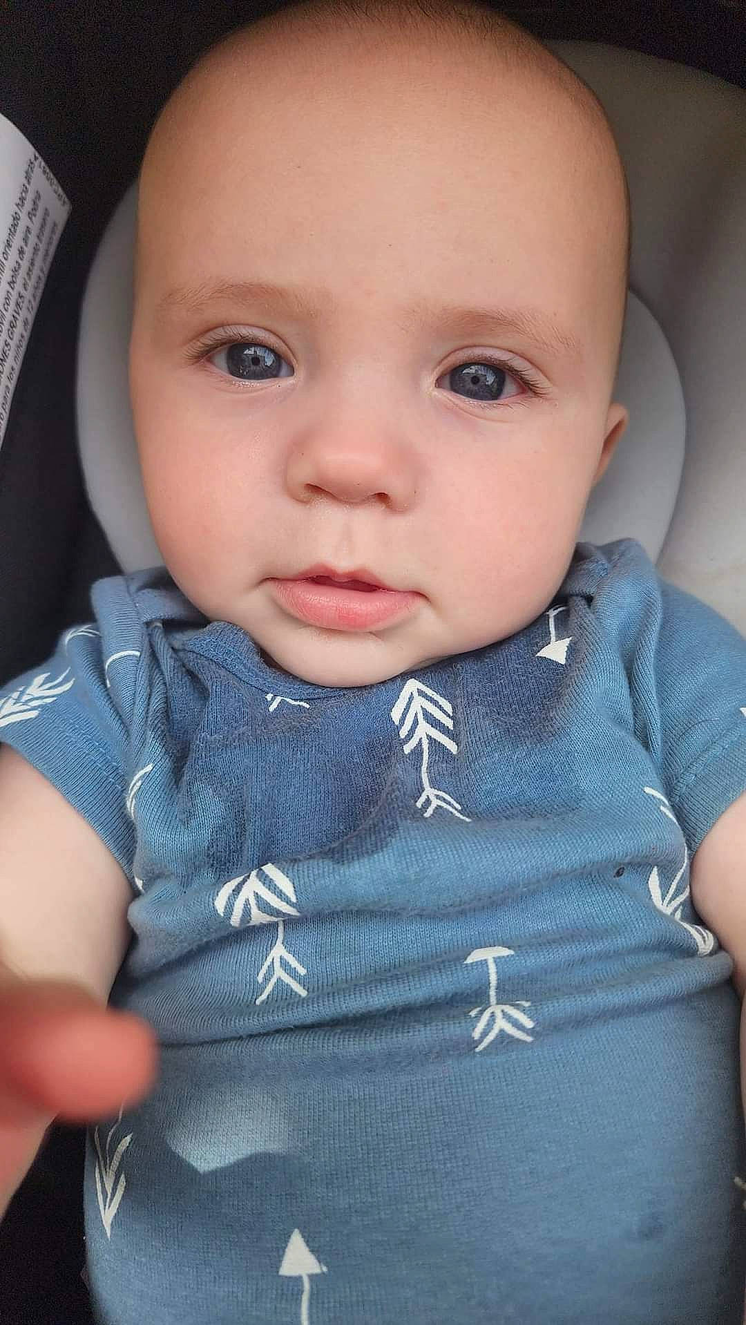 Derek joined the competition — help win amazing prizes! azure, baby, baby_toddler_clothing, cheek, child, chin, collar, cool, electric_blue, eye, eyelash, iris, lip, neck, nose, person, product, skin, sleeve, standing