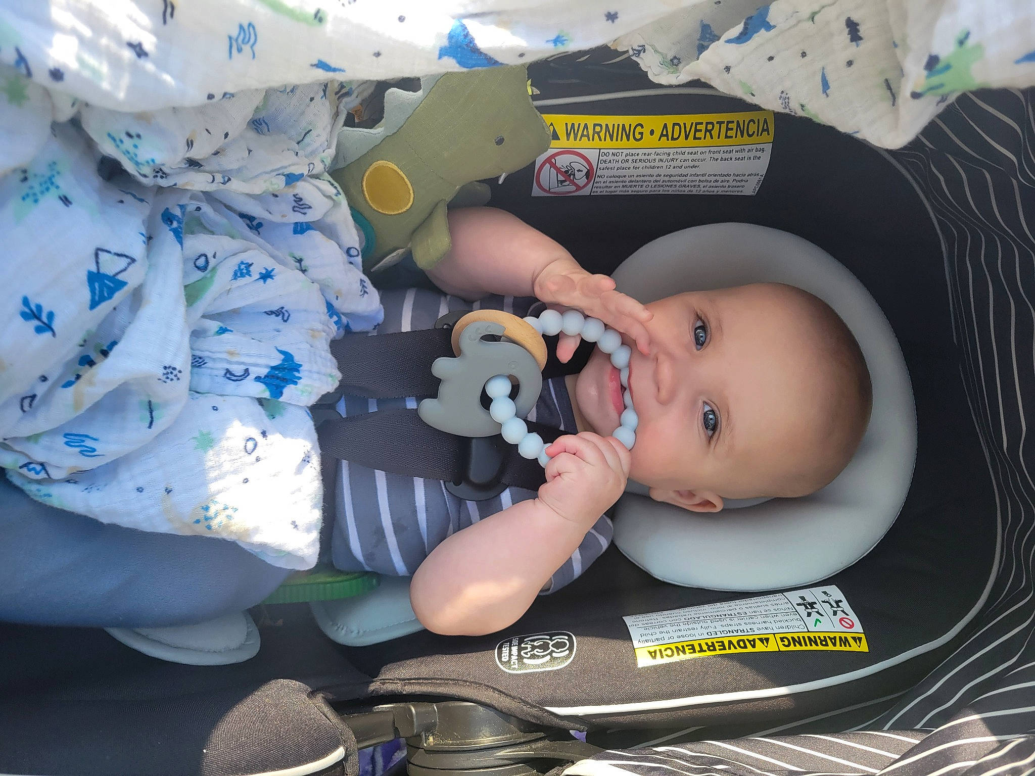 Derek joined the competition — help win amazing prizes! baby, baby_carriage, baby_products, baby_safety, baby_toddler_clothing, baby_toys, car_seat, cheek, child, comfort, eyelash, fun, pattern, person, plastic, toddler