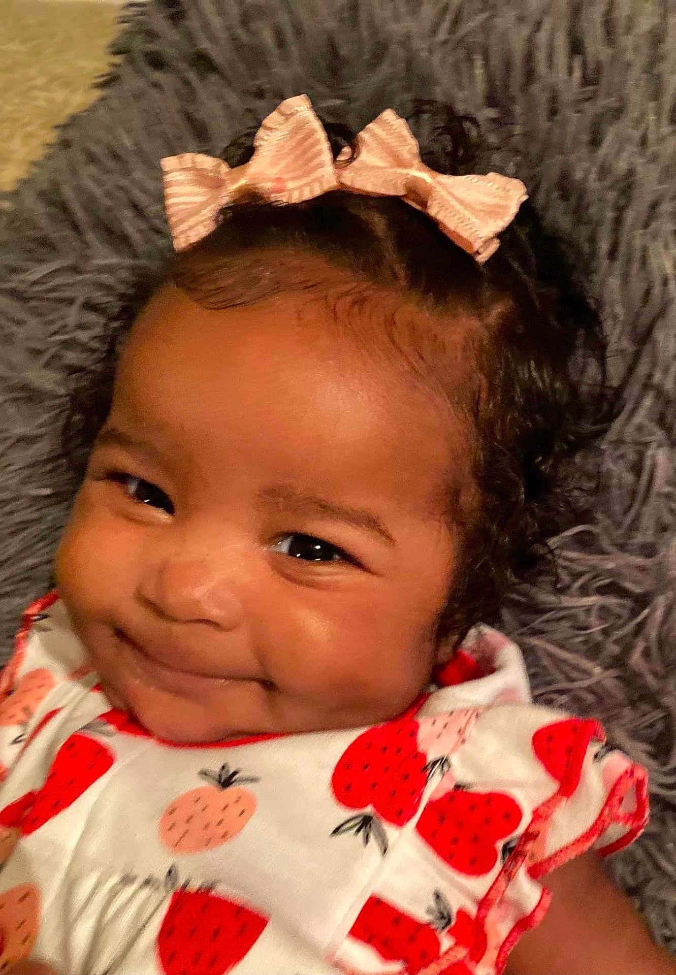 Kennadi is registered to the contest to win money with this photo: accessories, animal, baby, babylaughing, clothing, dress, face, fish, hair, happy, head, homedecor, jewelry, laughing, newborn, person, photography, portrait, sealife, smile