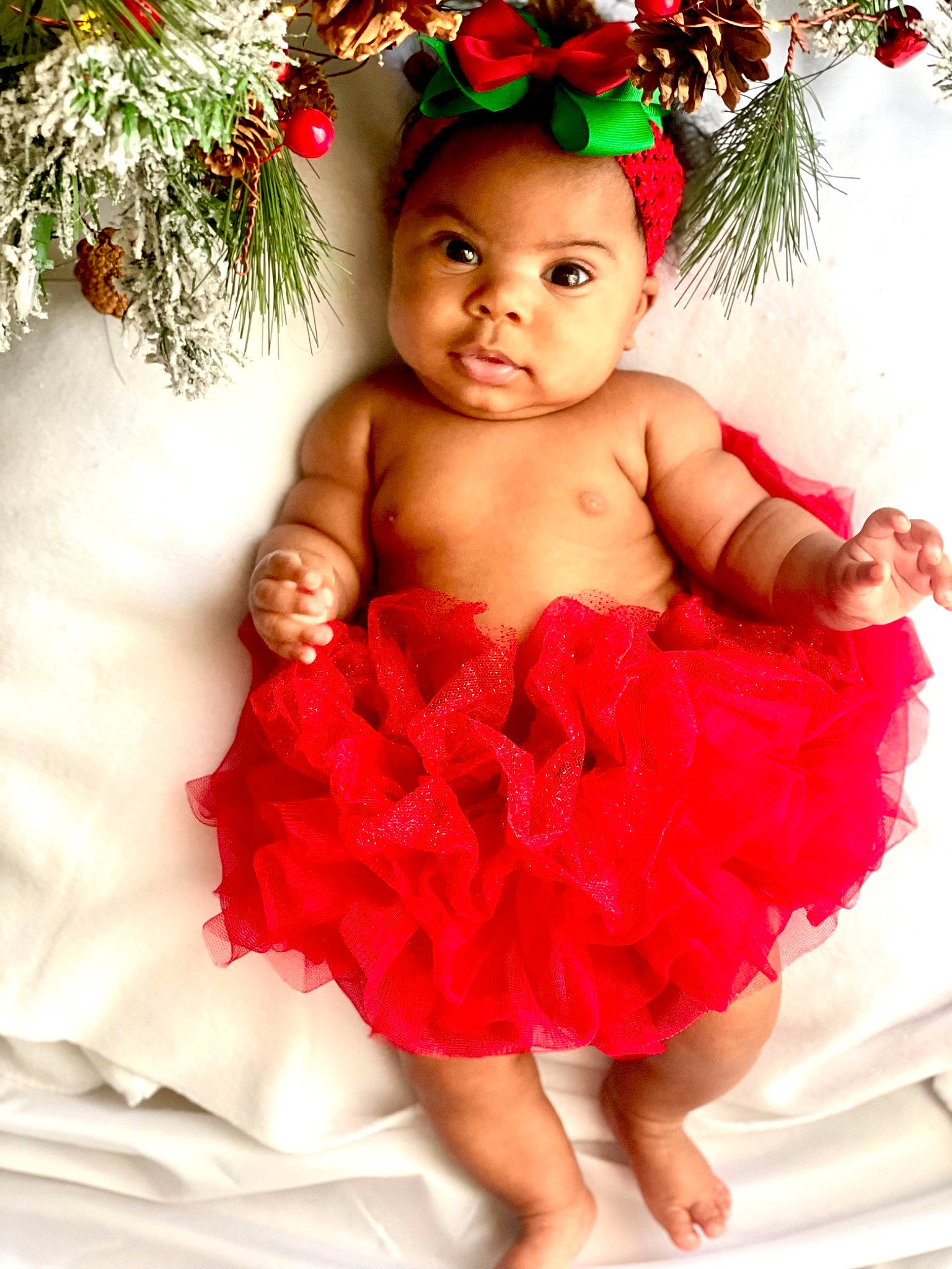Aydn joined the competition — help win amazing prizes! baby, baby_toddler_clothing, child, day_dress, dress, event, fashion_accessory, flower, happy, headband, headpiece, jewellery, magenta, peach, person, pink, plant, red, skin, toddler