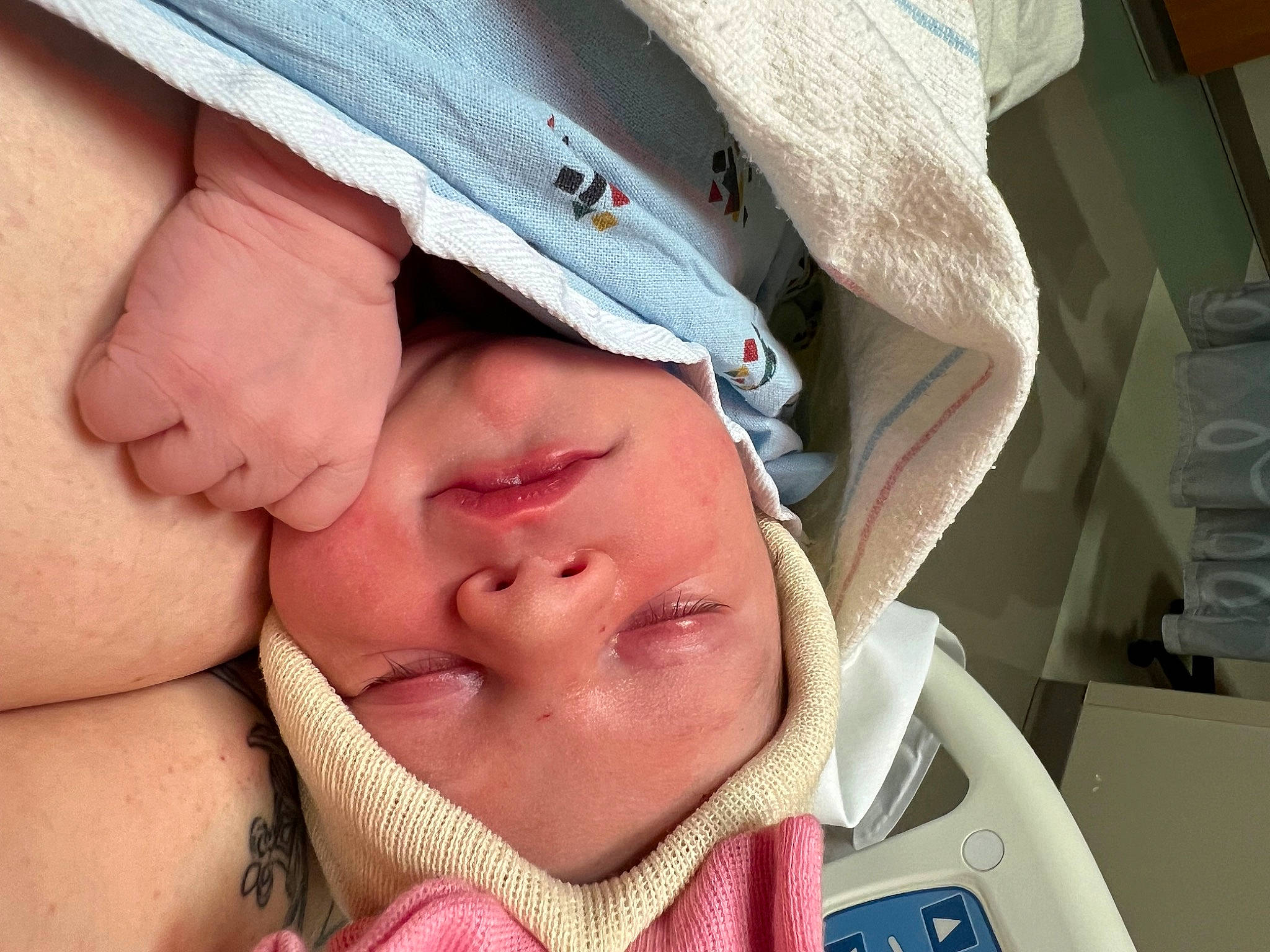 Blakely is registered to the contest to win money with this photo: baby, baby_products, baby_sleeping, cheek, child, comfort, eye, eyelash, finger, fun, gesture, happy, hat, mouth, nap, nose, person, skin, thumb, toddler