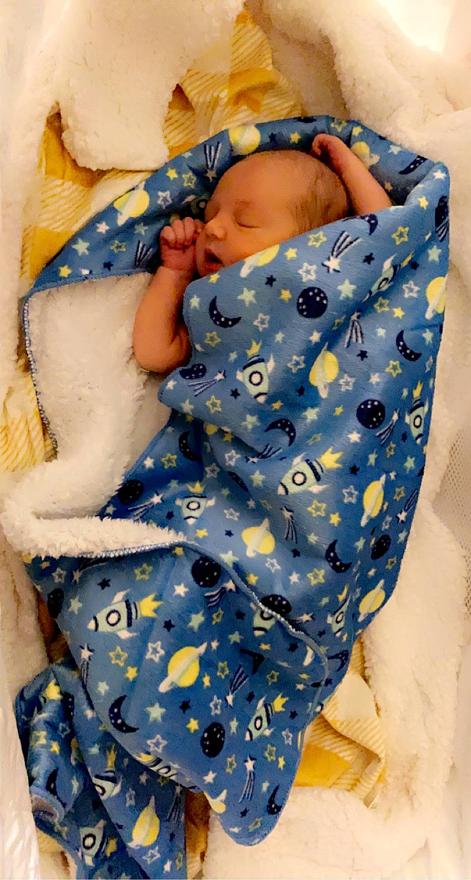 Huntley joined the competition — help win amazing prizes! abdomen, baby, baby_products, baby_safety, baby_sleeping, baby_toddler_clothing, comfort, day_dress, electric_blue, fashion_design, human_body, human_leg, linens, one_piece_garment, pattern, person, skin, sleeve, textile, thigh