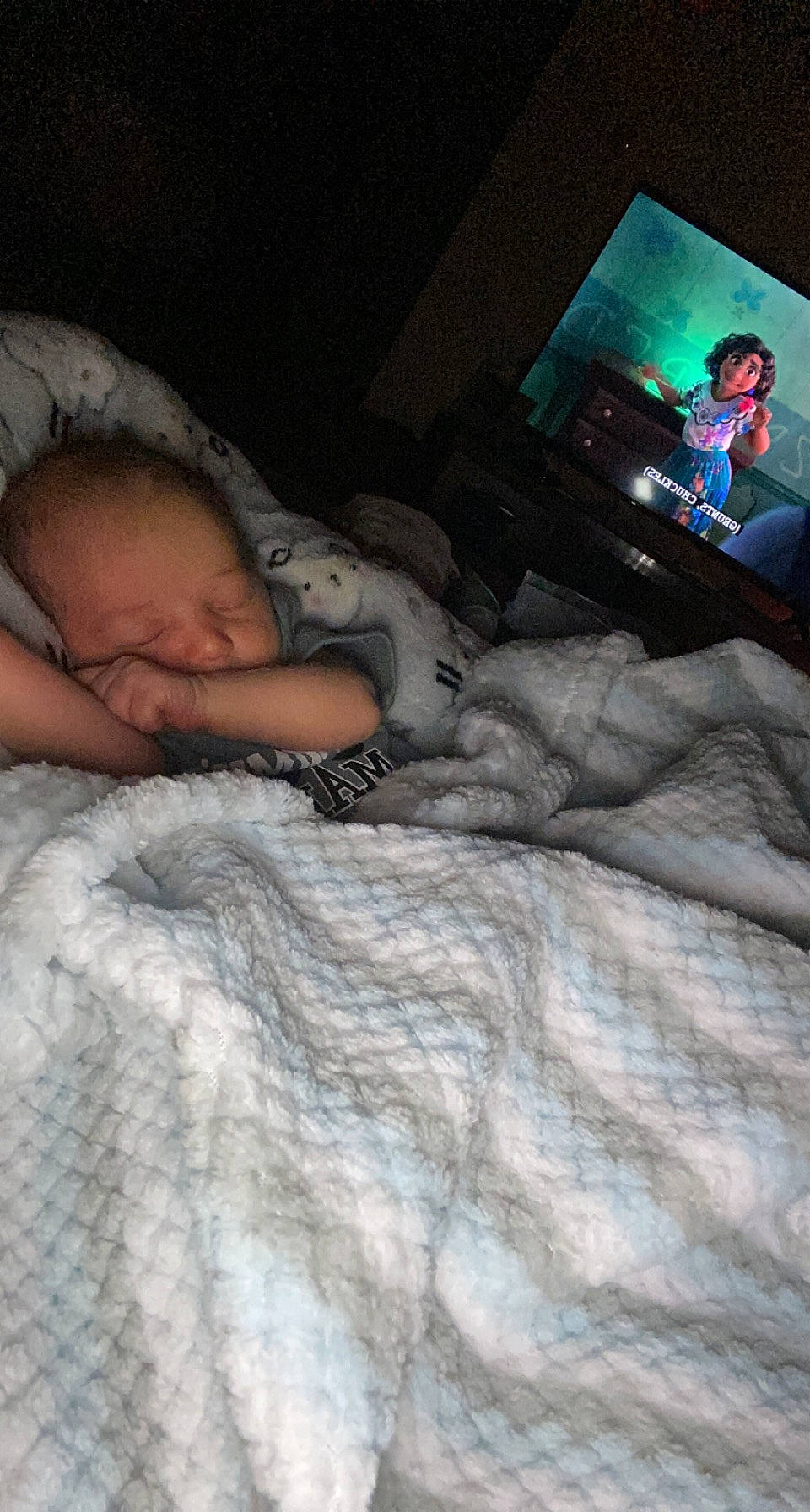 Huntley joined the competition — help win amazing prizes! baby, bed, bed_sheet, bedding, bedroom, bedtime, child, comfort, couch, darkness, fun, fur, head, human_body, human_leg, interaction, linens, mammal, muscle, person