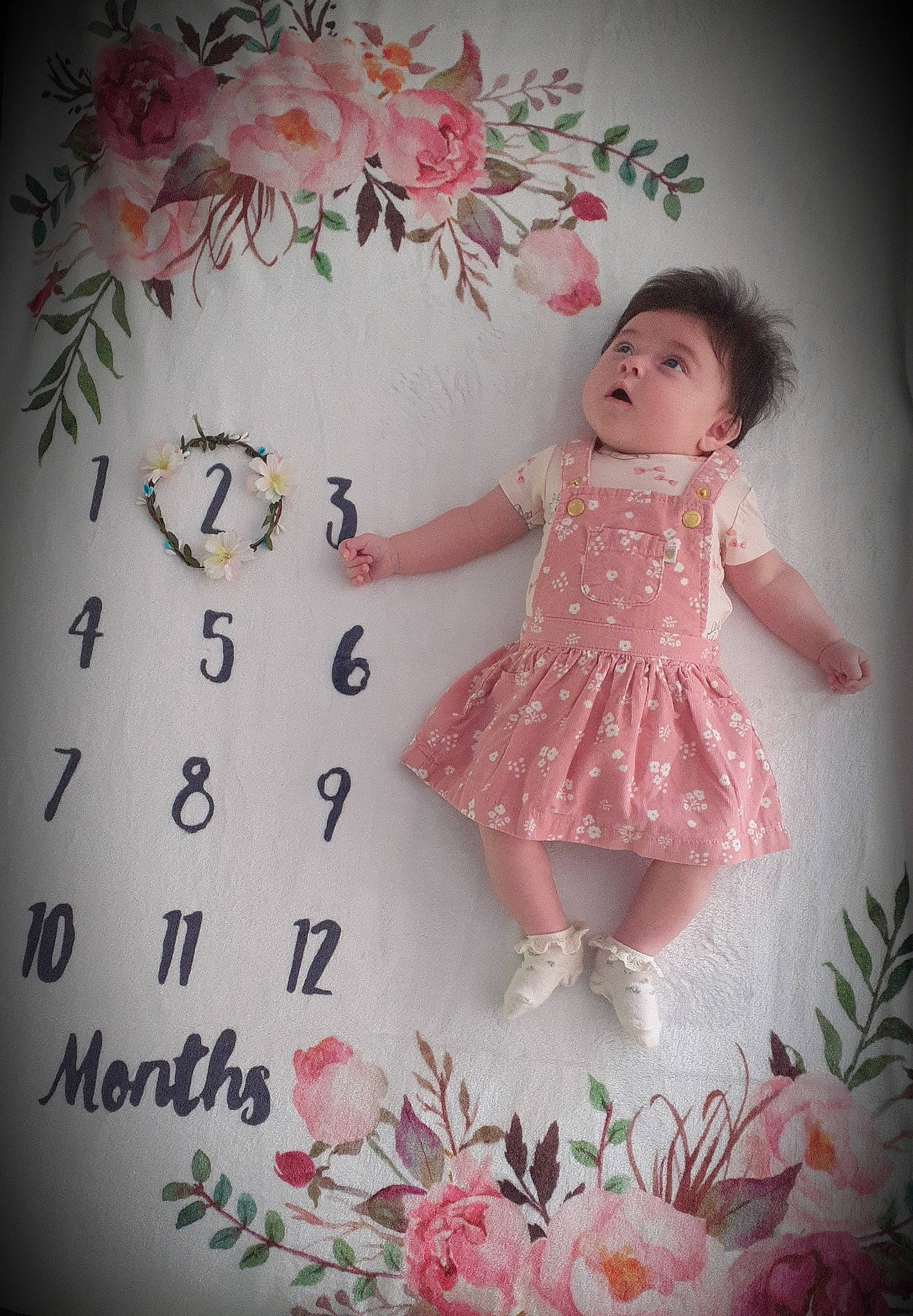 Amalia participe au concours pour gagner de l'argent avec cette photo : arm, baby_toddler_clothing, clothing, day_dress, doll, dress, embellishment, fashion_design, hand, happy, magenta, one_piece_garment, pattern, person, petal, pink, plant, skin, sleeve, surprise