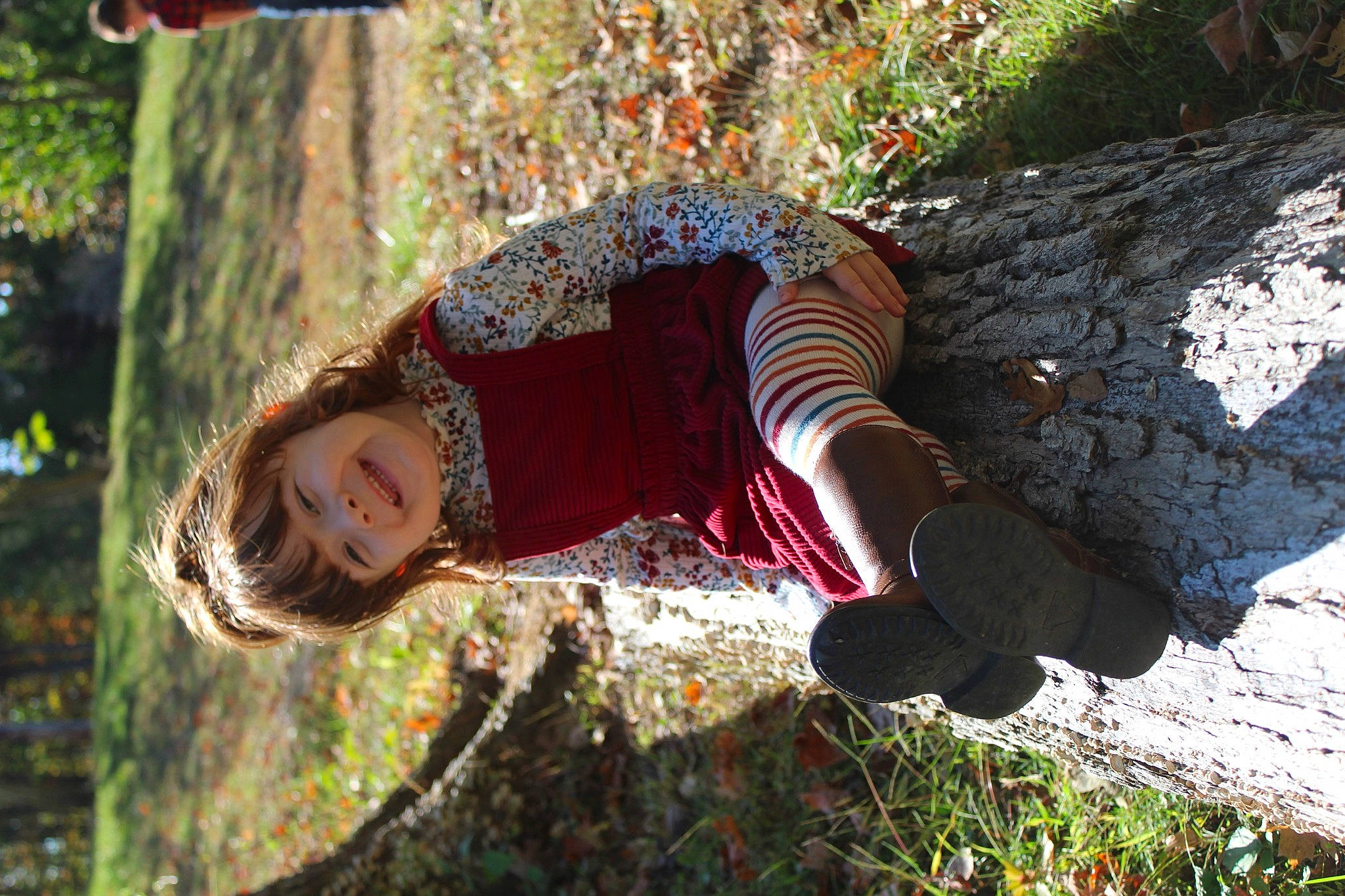 Maci joined the competition — help win amazing prizes! branch, child, deciduous, forest, fun, grass, happy, joy, landscape, leisure, pattern, people_in_nature, person, plant, smile, soil, sunlight, tree, trunk, wilderness