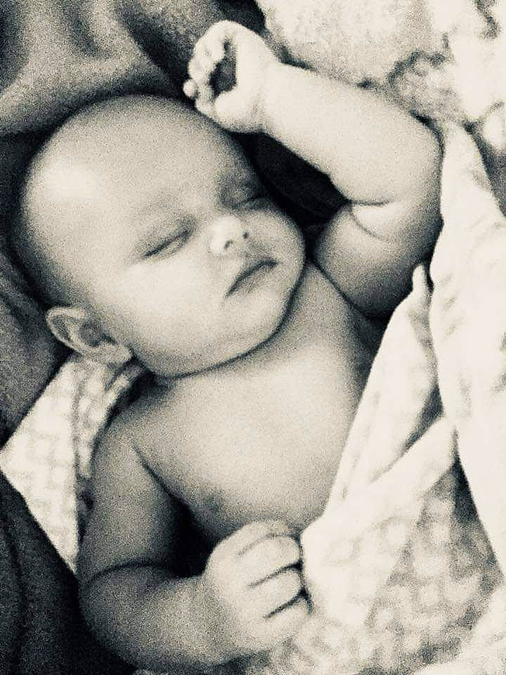 Skylar is registered to the contest to win money with this photo: arm, baby, baby_sleeping, bedtime, birth, black_and_white, cheek, chest, child, eye, gesture, hand, lip, love, monochrome, muscle, person, photograph, photography, sleep