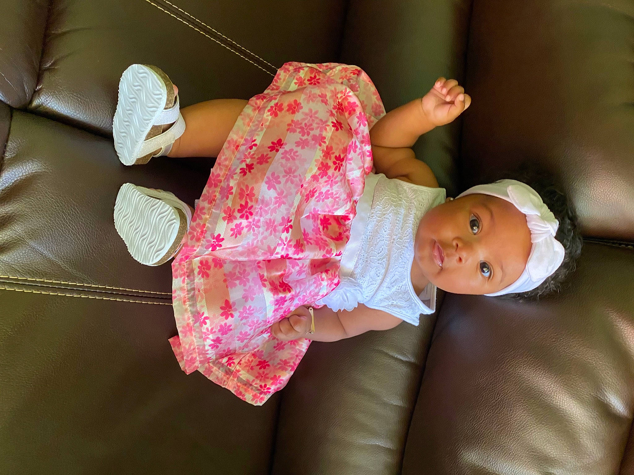 Kianna joined the competition — help win amazing prizes! baby, baby_products, child, headwear, person, pink, product, toddler