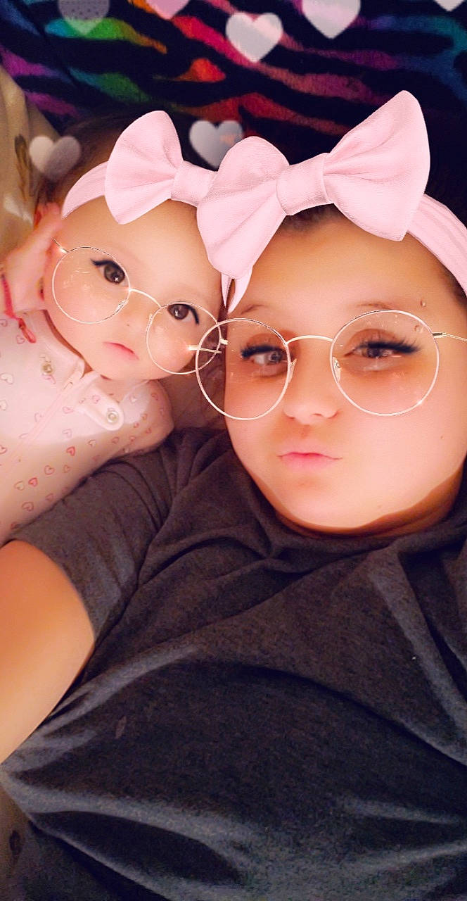 Krystella joined the competition — help win amazing prizes! cheek, child, ear, eyebrow, eyewear, face, glasses, head, headgear, headwear, lip, person, pink, selfie, skin, smile, vision_care