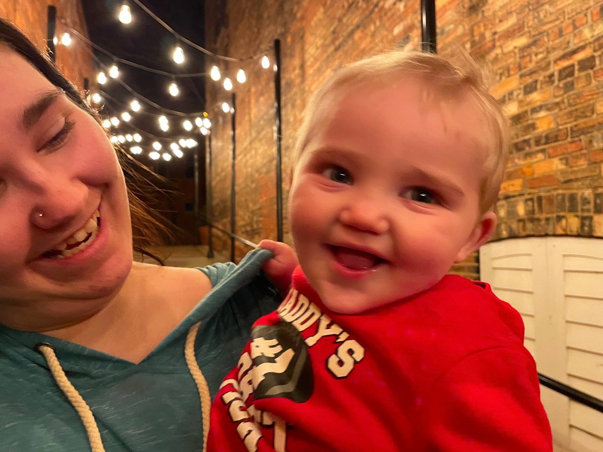 Remmi is registered to the contest to win money with this photo: cheek, child, chin, christmas, cool, event, eye, fun, happy, holiday, iris, jewellery, joy, laugh, leisure, mouth, nose, organ, person, smile