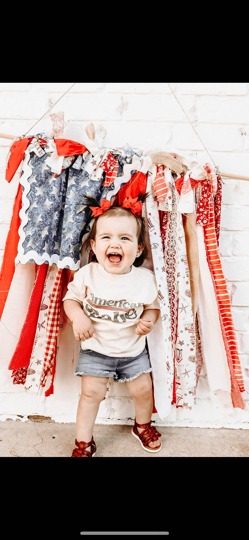 Amelia Rose is registered to the contest to win money with this photo: baby, baby_toddler_clothing, child, event, fashion, fashion_accessory, fashion_design, fun, happy, headgear, pattern, person, pink, red, shorts, smile, standing, style, t_shirt, toddler