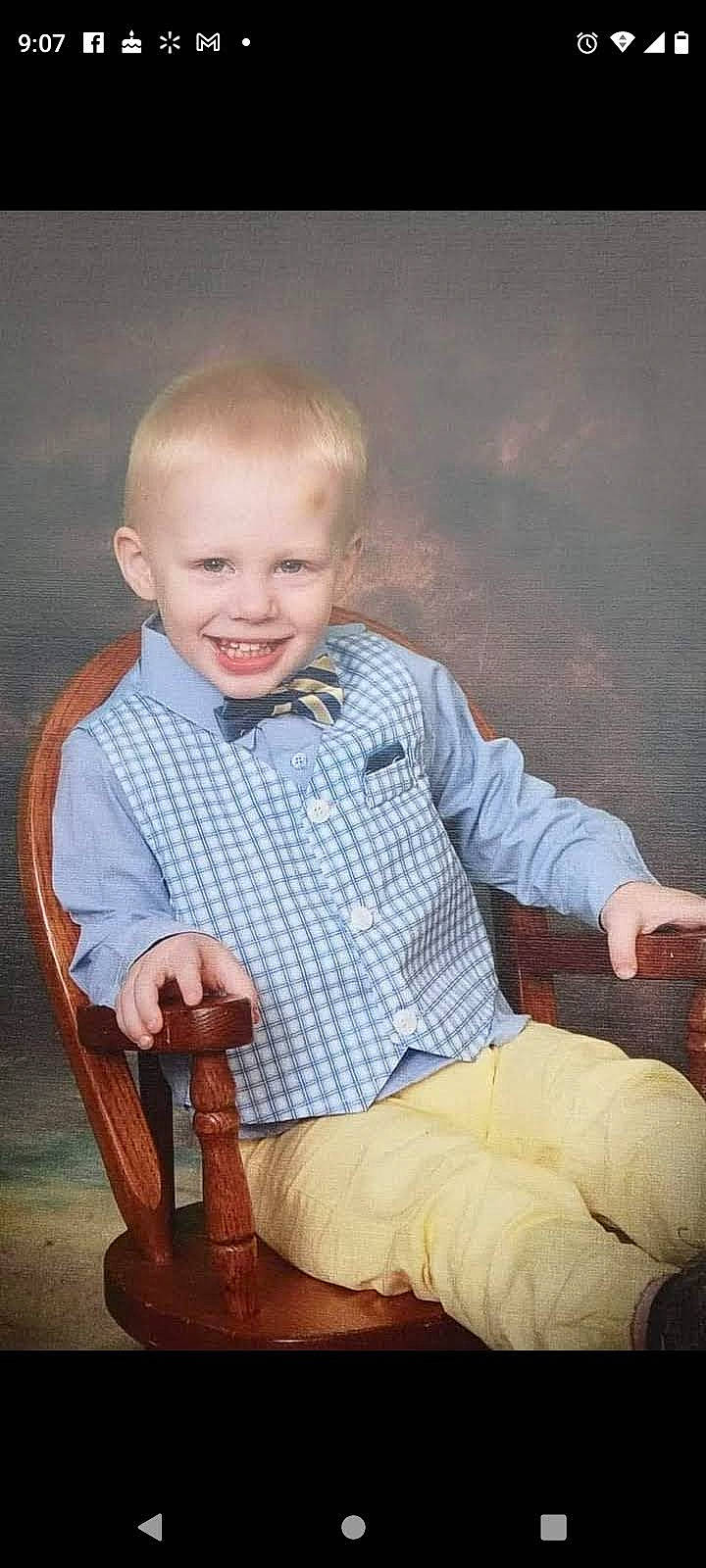Liam joined the competition — help win amazing prizes! baby_toddler_clothing, blond, brown_hair, chair, cheek, child, comfort, facial_expression, flash_photography, fun, happy, human_body, iris, joy, pattern, person, sitting, sleeve, smile, standing