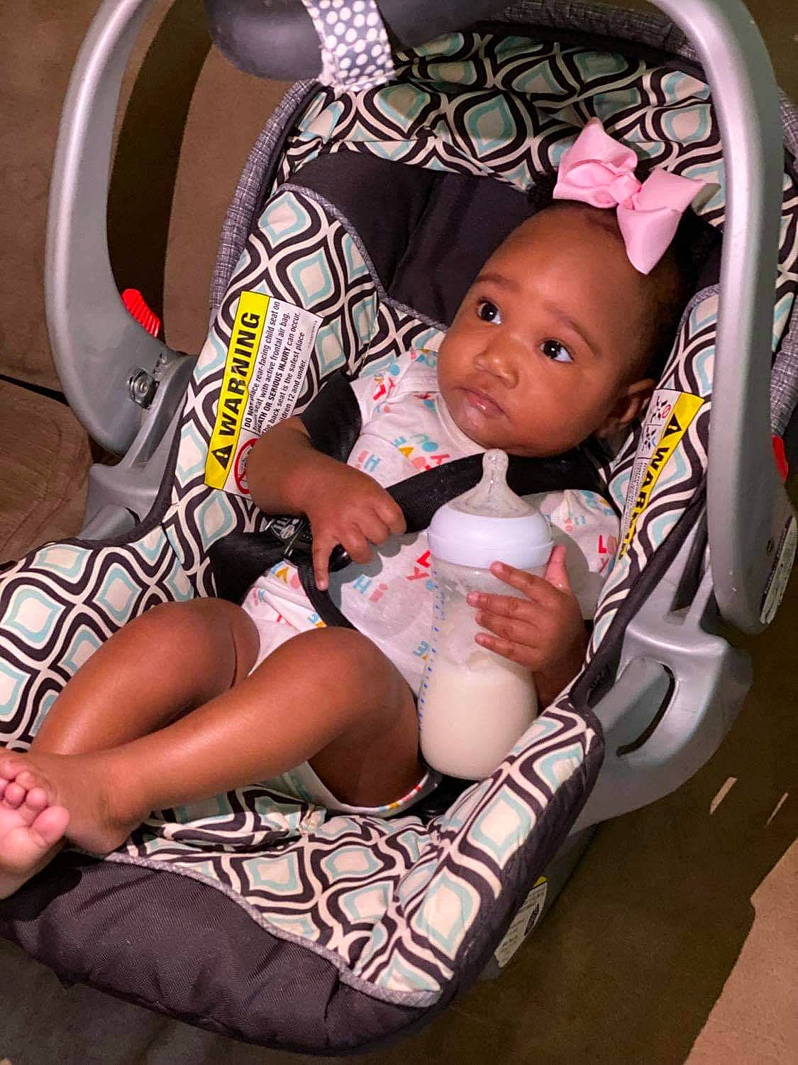 Kaitlyn joined the competition — help win amazing prizes! baby, baby_carriage, baby_in_car_seat, baby_products, car_seat, child, comfort, person, product, toddler