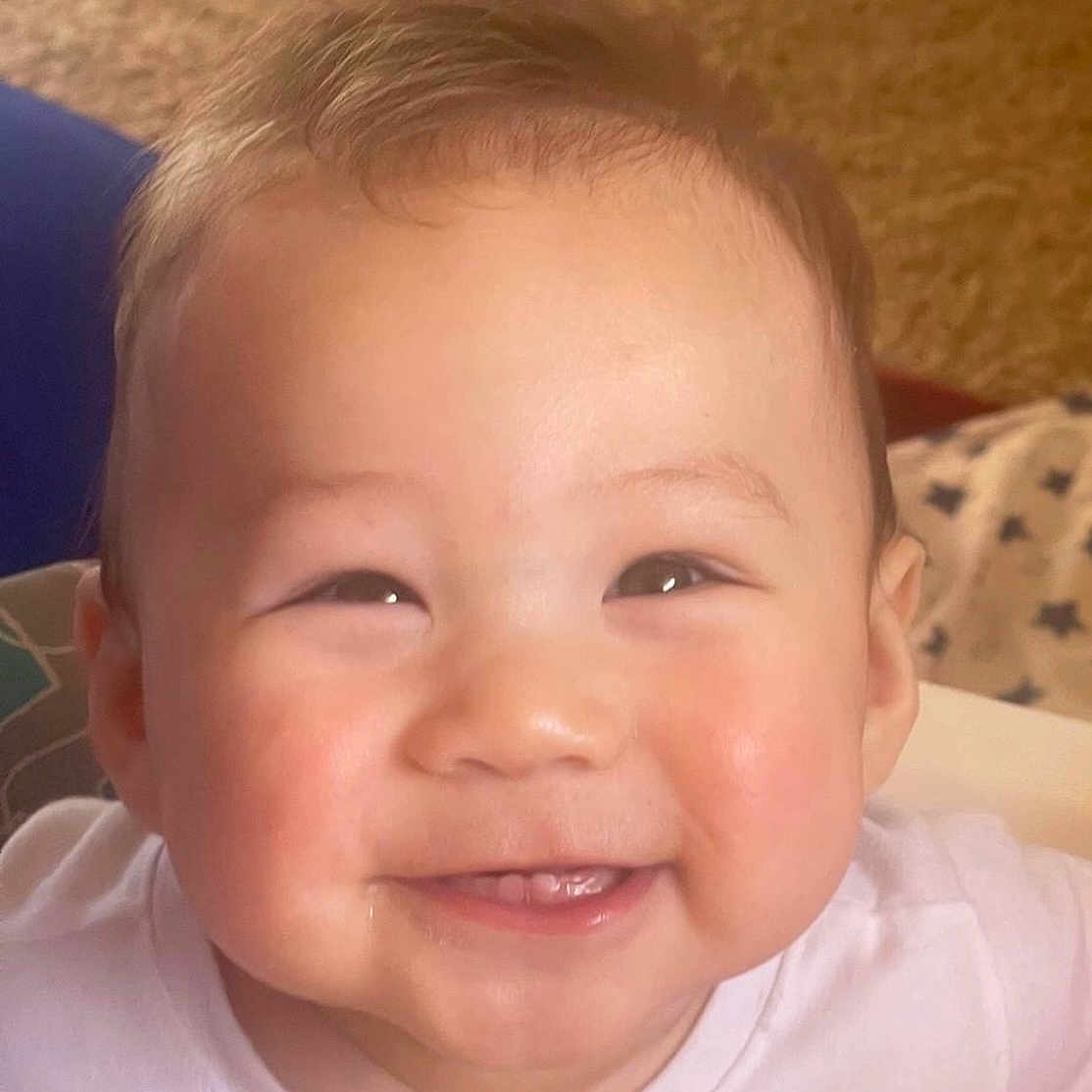 Aliseena joined the competition — help win amazing prizes! baby, babylaughing, bodypart, face, happy, head, laughing, mouth, person, photography, portrait, smile, teeth