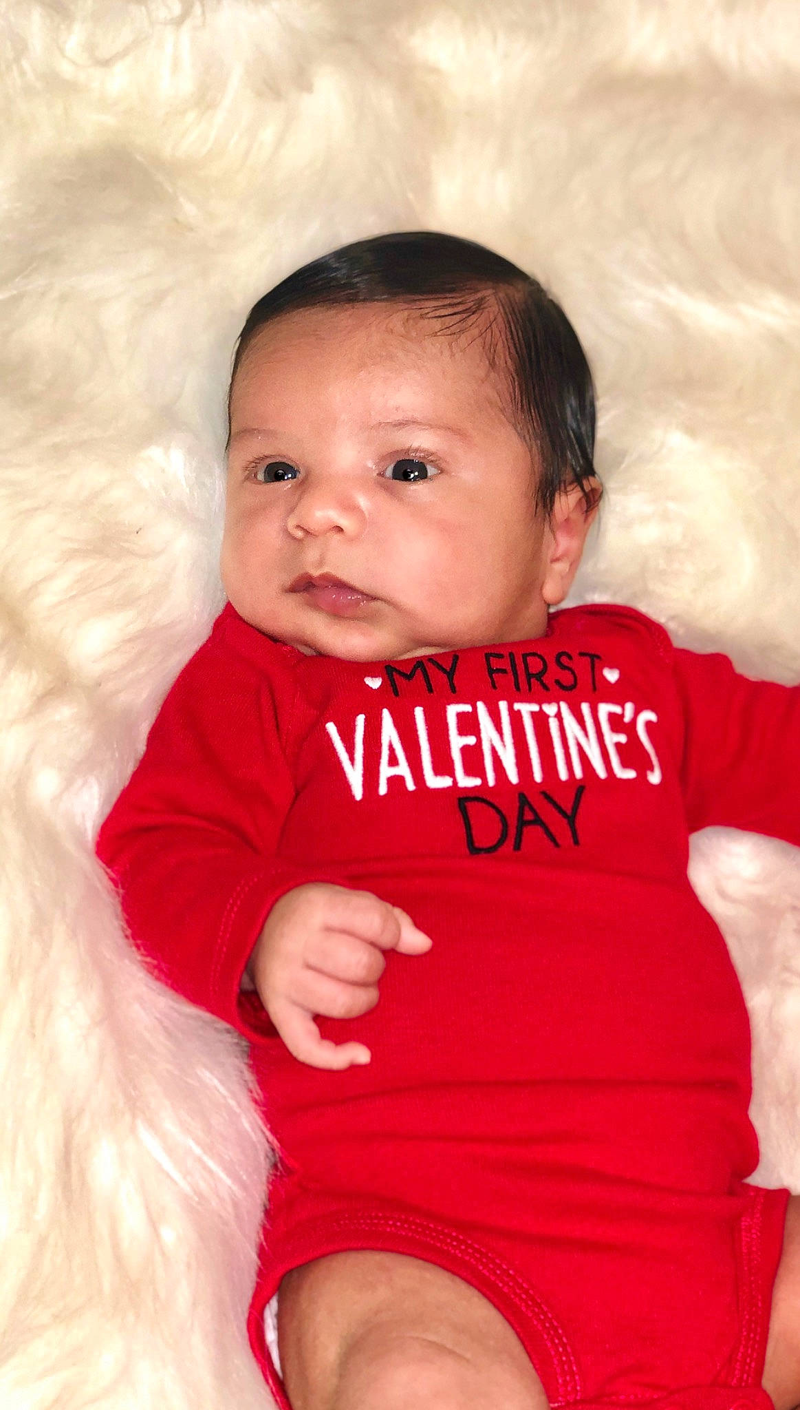 Arian joined the competition — help win amazing prizes! baby, beauty, cheek, child, child_model, chin, eye, face, facial_expression, fun, head, human, lip, nose, person, pink, product, red, skin, smile