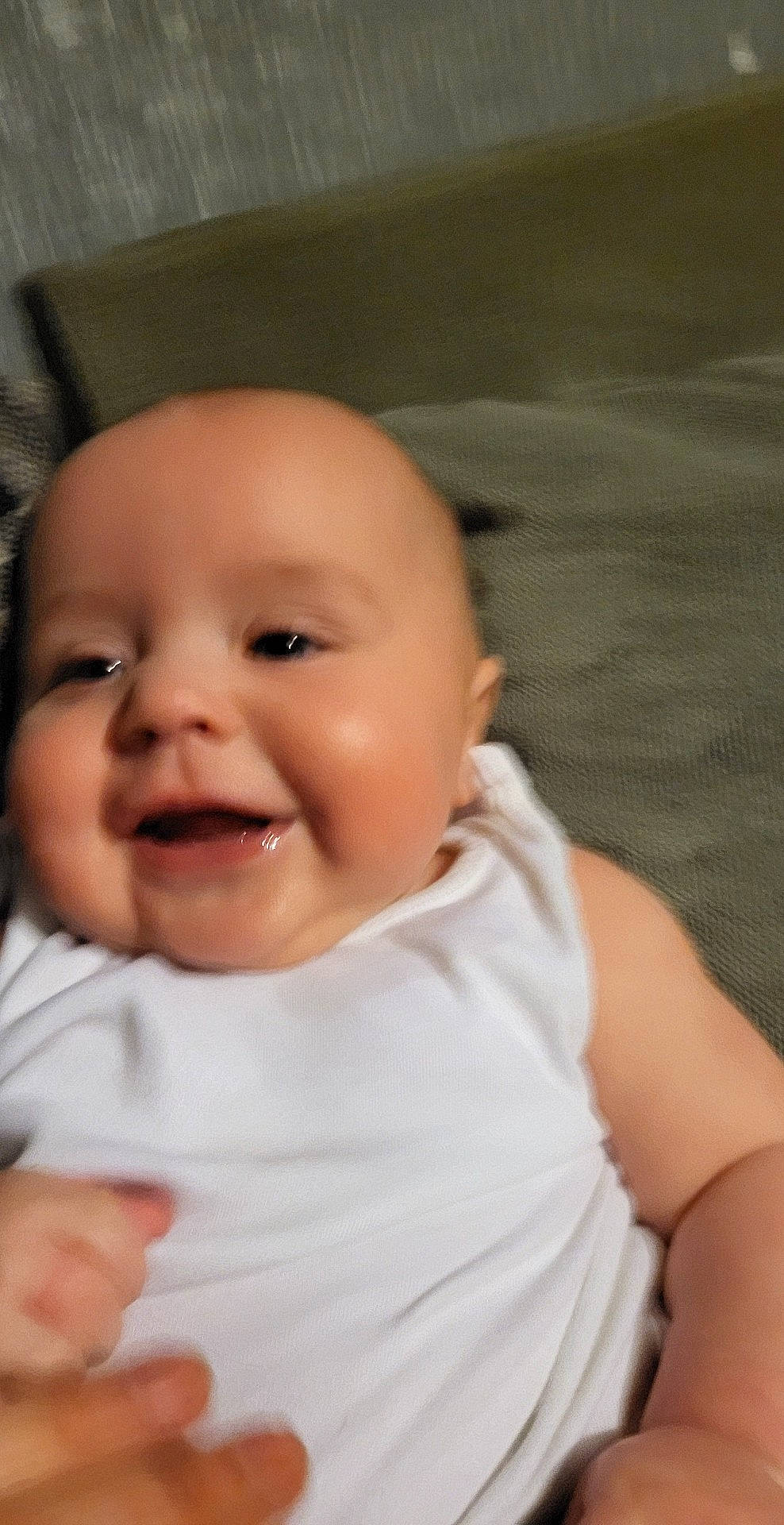 Lenny-jay joined the competition — help win amazing prizes! baby, baby_laughing, baby_toddler_clothing, cheek, child, chin, comfort, eye, fun, gesture, happy, iris, laugh, lip, nose, person, skin, sleeve, smile, thumb