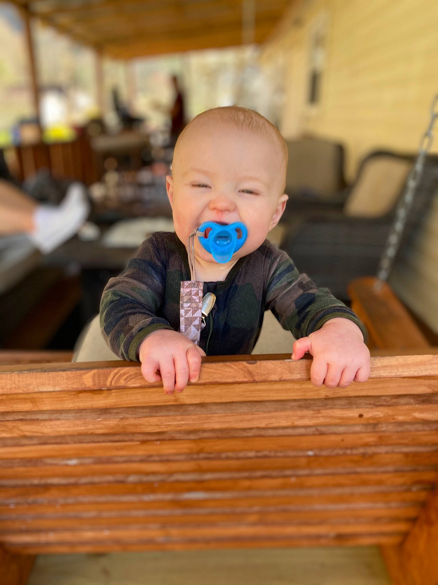 William joined the competition — help win amazing prizes! baby, baby_toddler_clothing, chair, cheek, child, comfort, flooring, furniture, happy, hardwood, human_body, iris, leisure, person, product, smile, table, toddler, varnish, wood