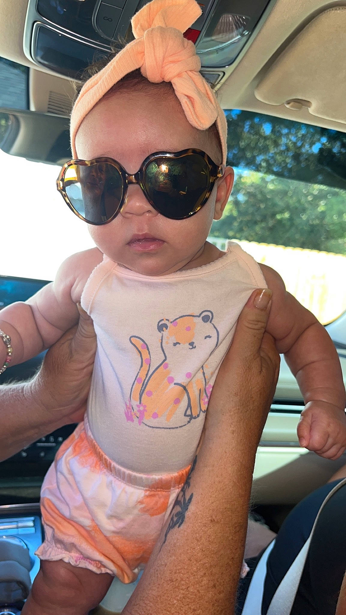 Kennedi joined the competition — help win amazing prizes! baby_toddler_clothing, child, cool, eye_glass_accessory, eyewear, fun, glasses, goggles, happy, leisure, mouth, person, personal_protective_equipment, skin, sleeve, summer, sunglasses, t_shirt, toddler, vision_care