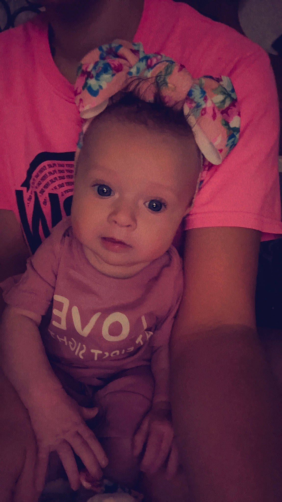 Evangeline is registered to the contest to win money with this photo: arm, baby, baby_toddler_clothing, cap, cheek, cloud, ear, eyebrow, finger, flash_photography, happy, headgear, iris, lip, mouth, neck, organ, person, pink, skin