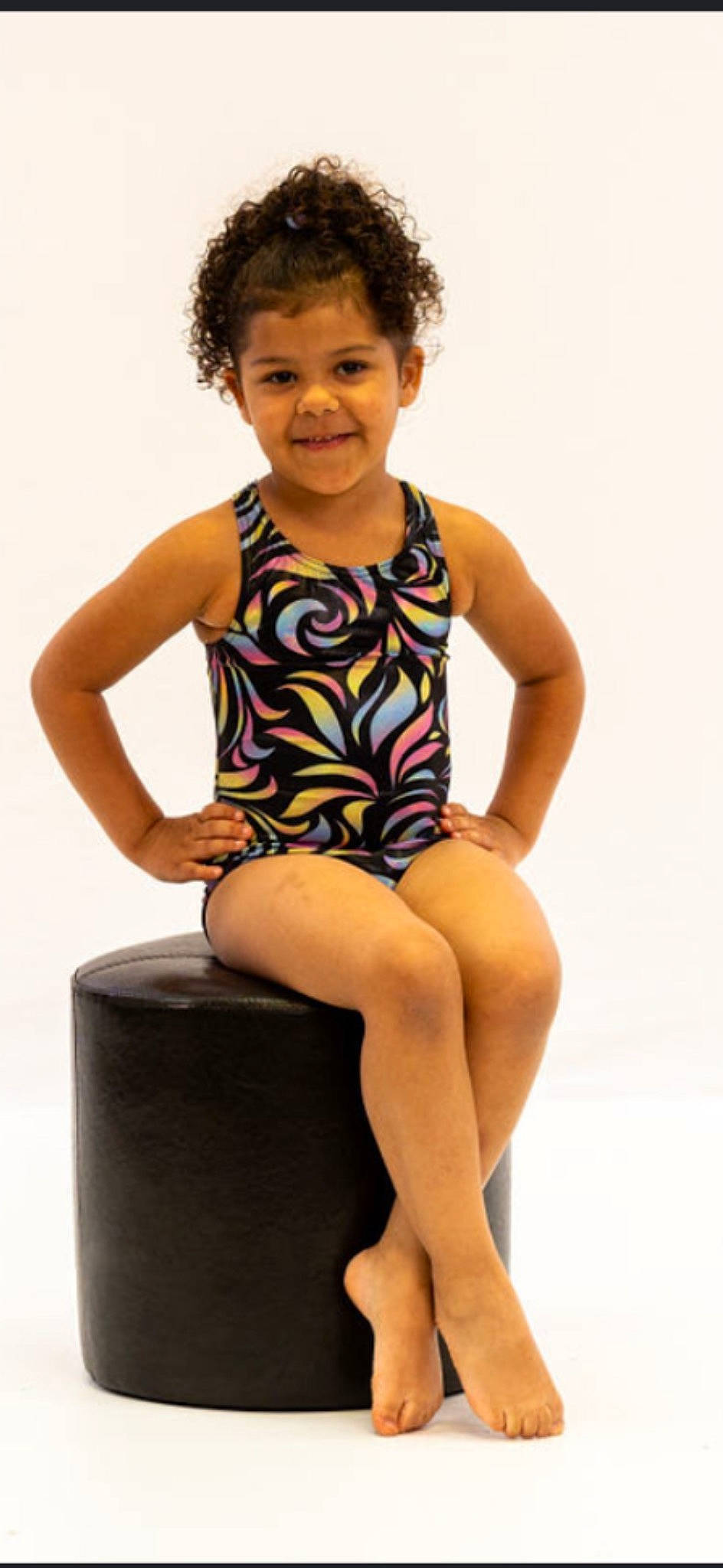 Kamryn joined the competition — help win amazing prizes! barefoot, black_hair, elbow, face, hair, hairstyle, happy, human_leg, joint, joy, knee, leg, neck, person, shoulder, sleeve, smile, thigh, thumb, toddler