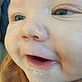 Phenoix is registered to the contest to win money with this photo: baby, close_up, smiling, face, child, drool, eyes, skin, mouth, cheeks, nose, infant, cute, expression, young, person, portrait, clothing, warm, happy