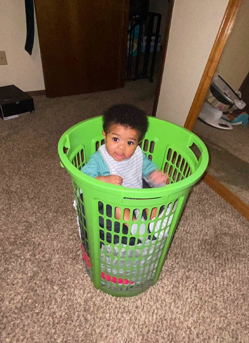 Jeremy is registered to the contest to win money with this photo: baby, baby_products, baby_safety, baby_toddler_clothing, chair, child, cleanliness, comfort, cradle, face, floor, flooring, grass, hardwood, person, plastic, product, room, sitting, smile