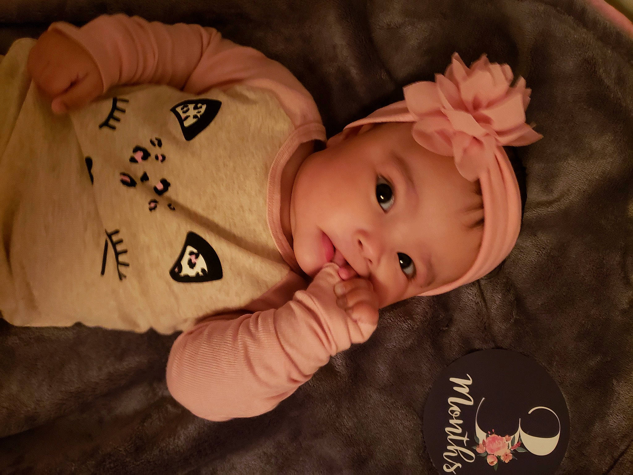 Cydney joined the competition — help win amazing prizes! baby, baby_products, baby_toddler_clothing, beauty, brown, cheek, child, eyebrow, face, facial_expression, happy, headgear, headwear, lip, nose, person, product, skin, sleeve, smile