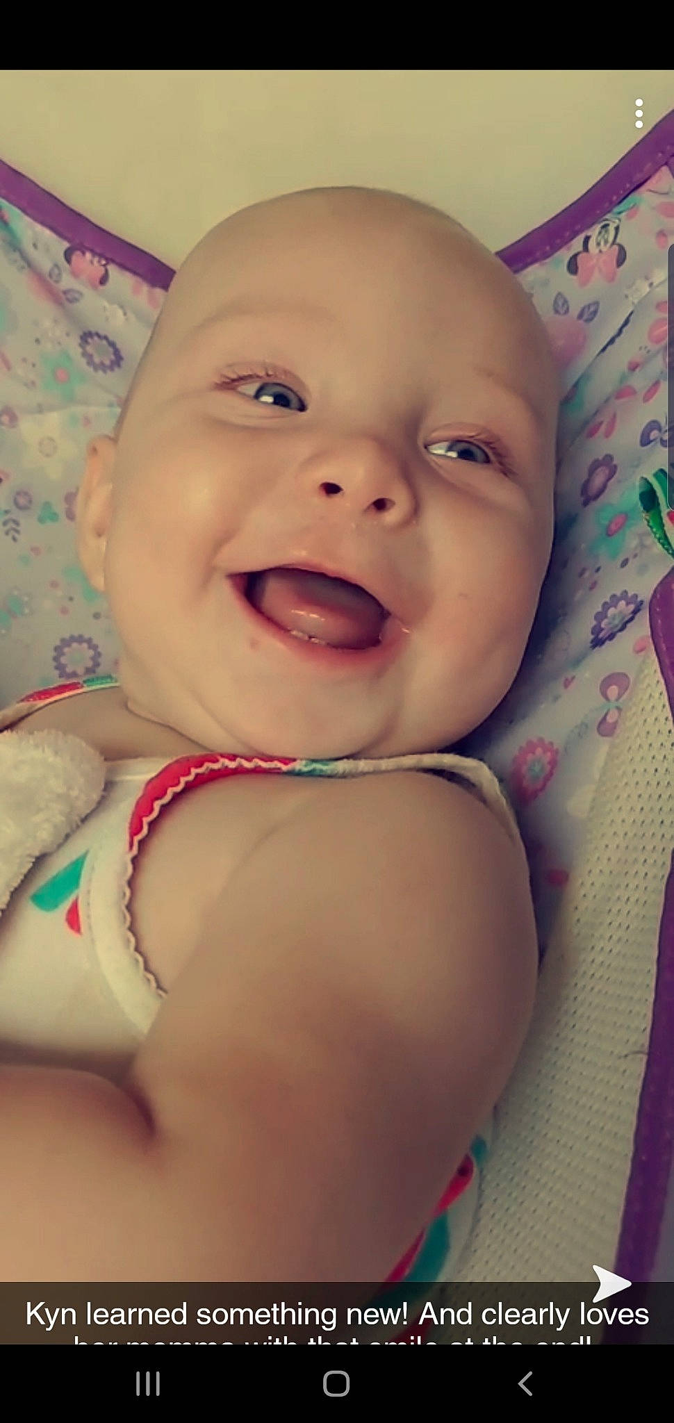 Kynley joined the competition — help win amazing prizes! baby, baby_making_funny_faces, cheek, child, chin, eye, eyebrow, face, facial_expression, forehead, happy, head, laugh, lip, mouth, nose, organ, person, skin, smile