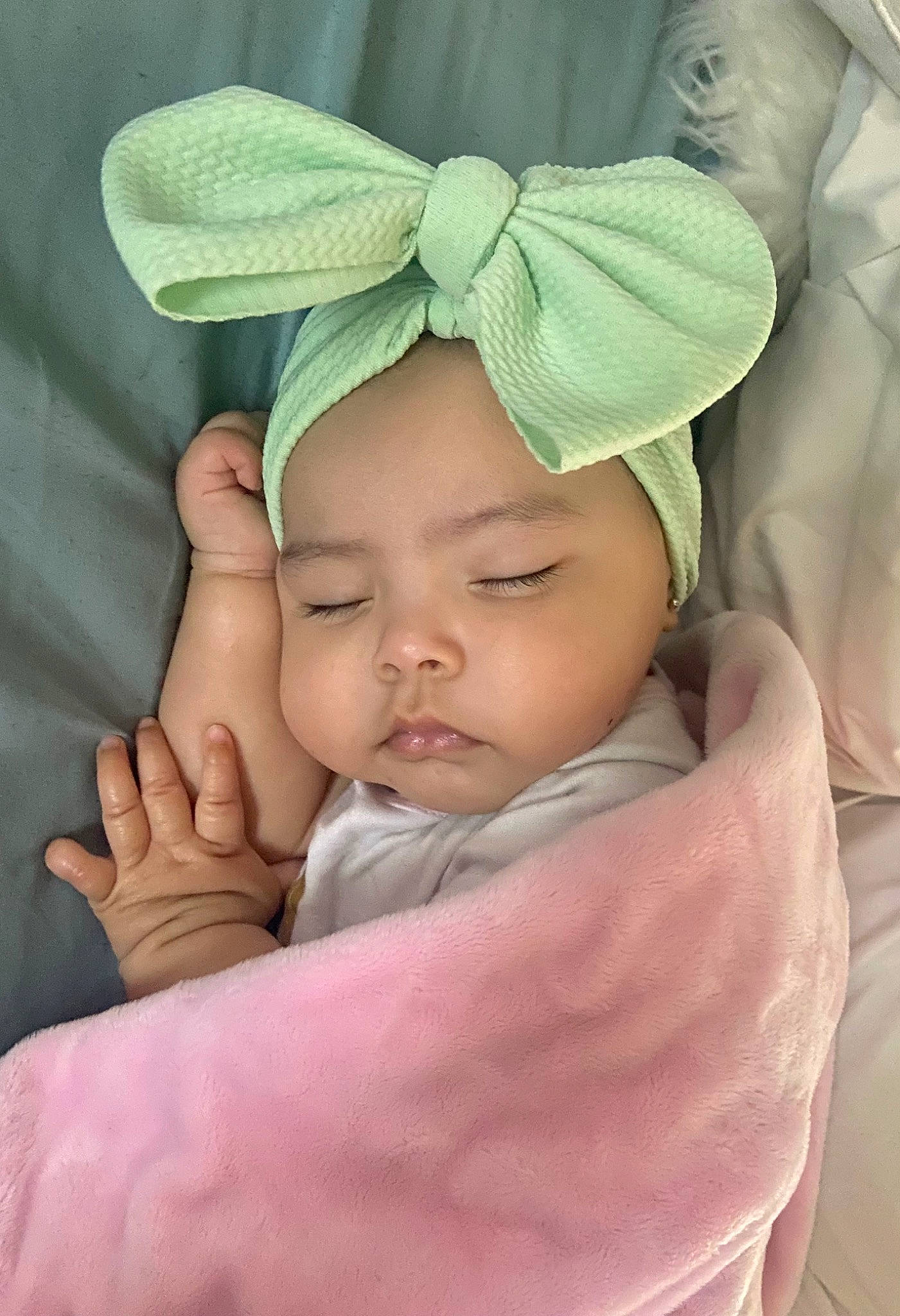 Ellianna joined the competition — help win amazing prizes! baby, baby_products, baby_safety, baby_sleeping, baby_toddler_clothing, cap, child, comfort, eye, eyebrow, fashion_accessory, hair_accessory, happy, headgear, headpiece, headwear, human_body, linens, person, picture_frame