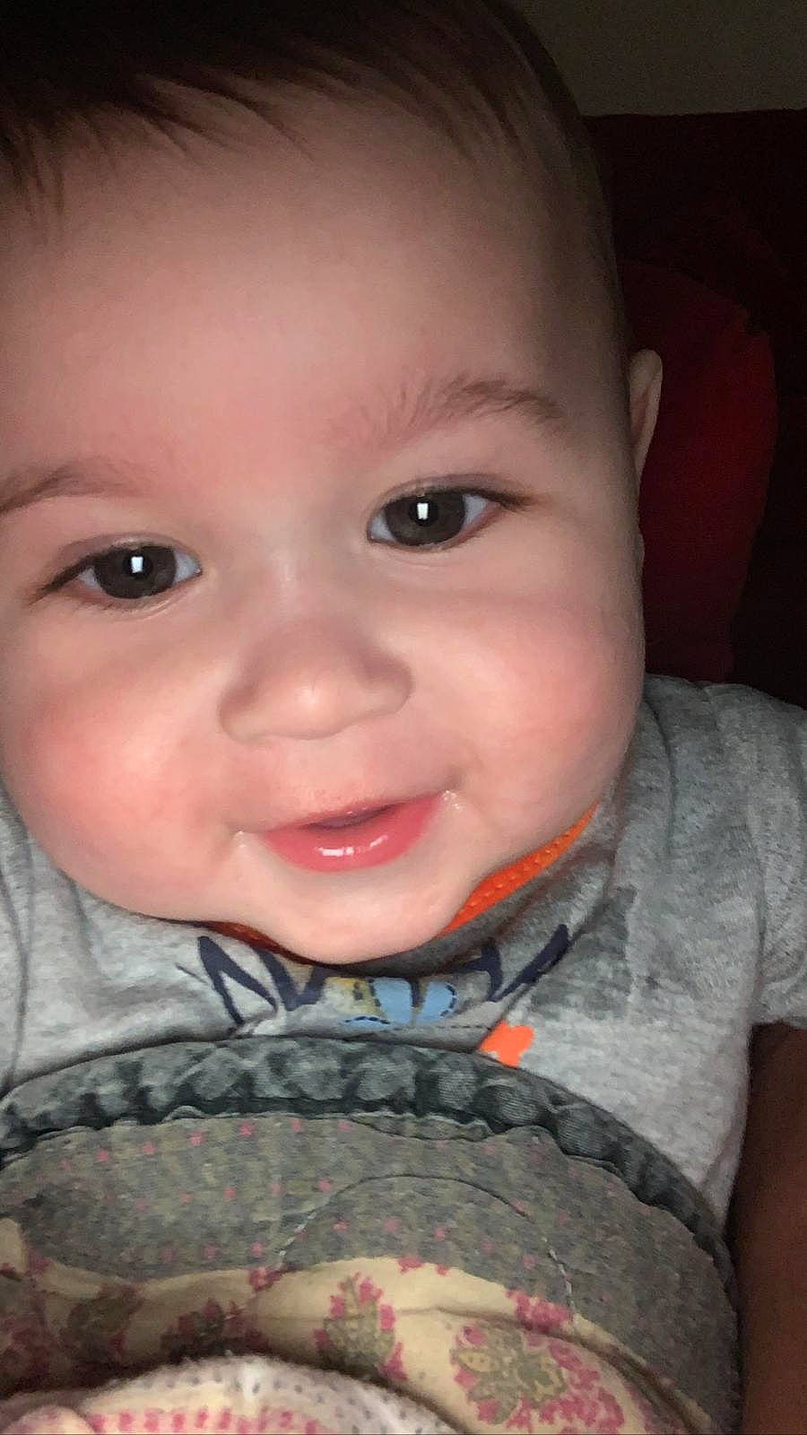 Emanuel joined the competition — help win amazing prizes! baby, cheek, chin, eye, eyebrow, eyelash, facial_expression, flash_photography, forehead, hairstyle, head, human_body, iris, lip, mouth, nose, organ, person, skin, sleeve