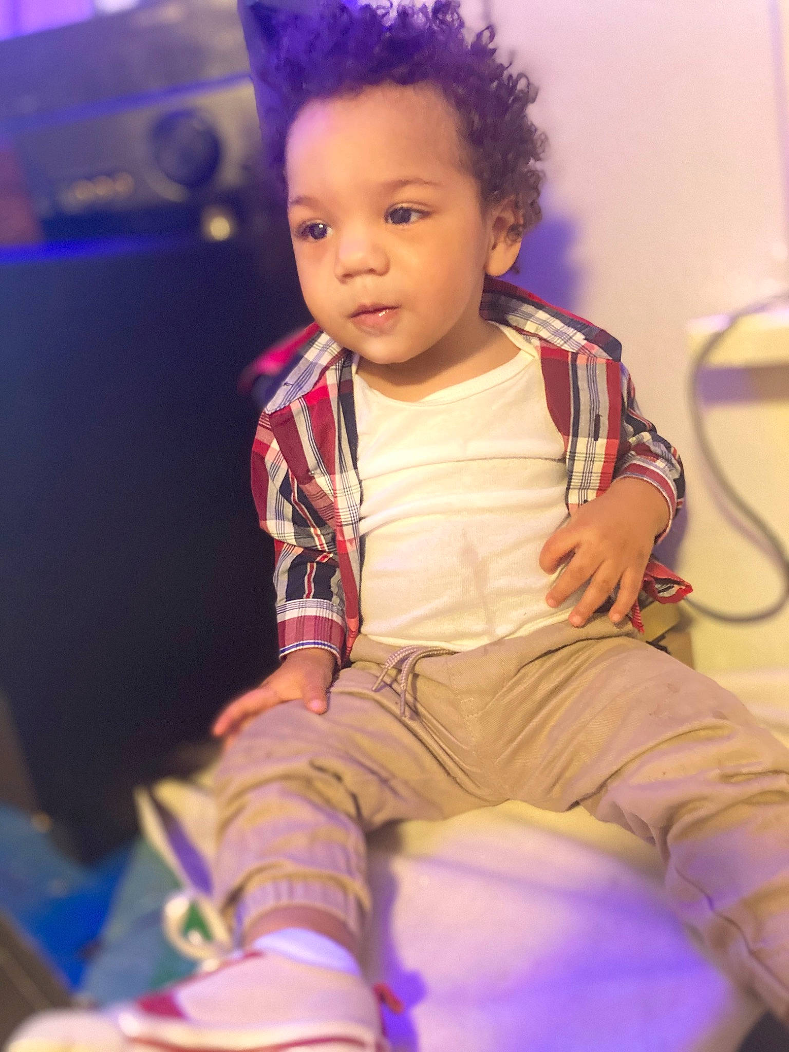 Loki joined the competition — help win amazing prizes! baby, baby_toddler_clothing, blue, cheek, child, cool, electric_blue, event, flash_photography, fun, happy, leisure, magenta, person, pink, purple, sitting, skin, snapshot, t_shirt