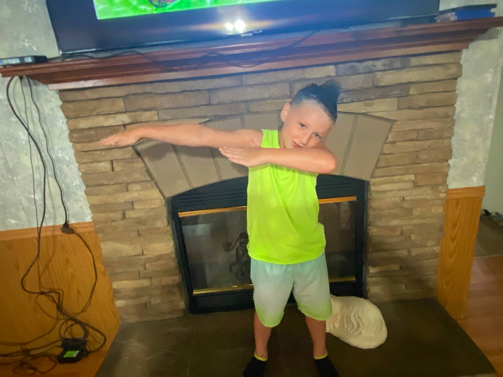 Hayden is registered to the contest to win money with this photo: arm, joint, leg, person, shoulder, standing