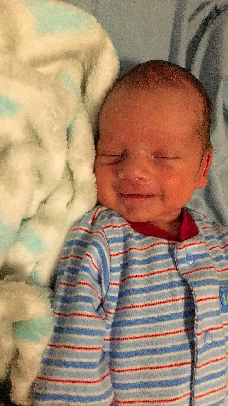 Brett joined the competition — help win amazing prizes! baby, cheek, child, chin, ear, eye, face, facial_expression, forehead, head, joy, lip, nose, person, skin, smile, textile, toddler