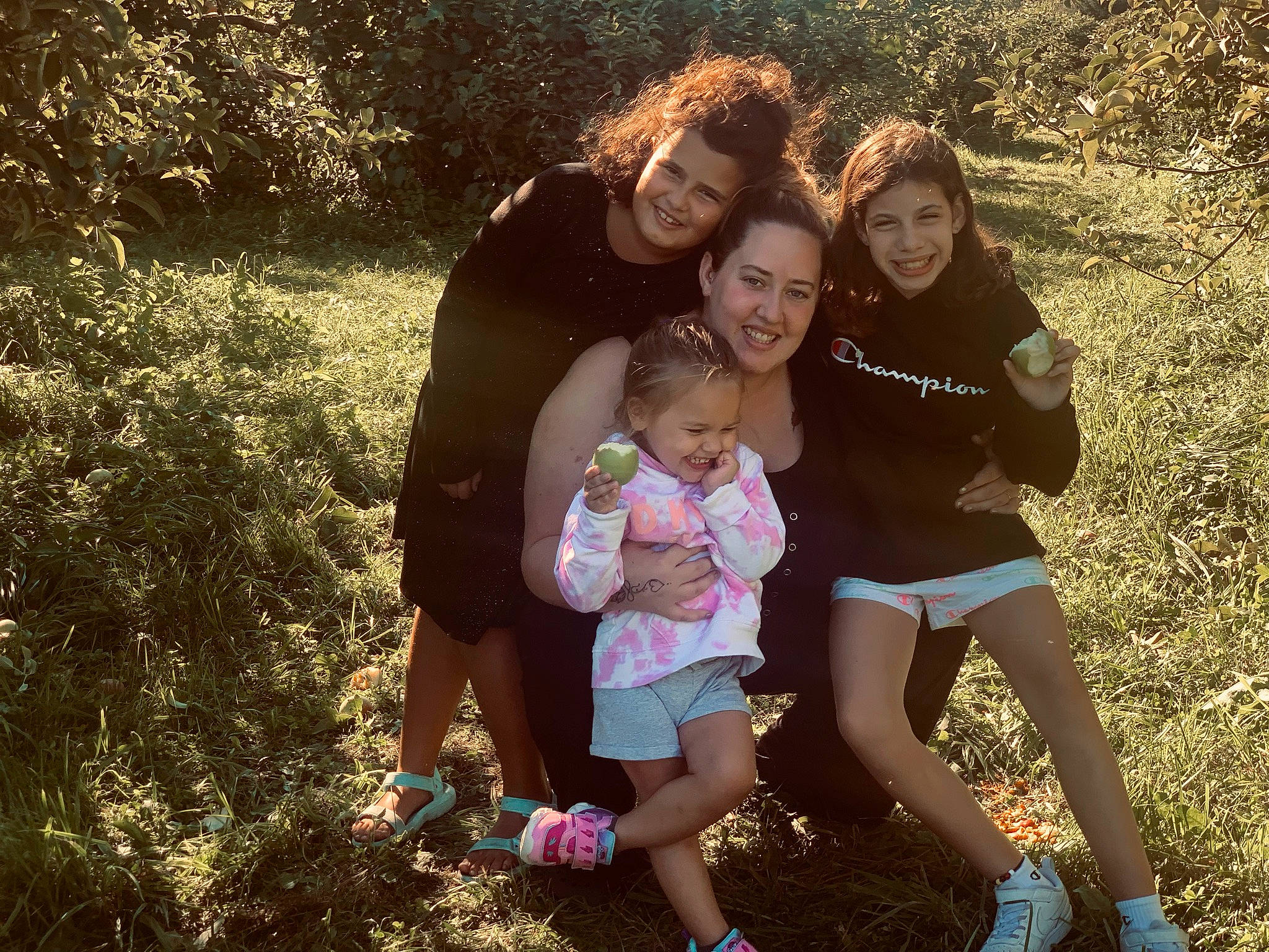 Annabelle joined the competition — help win amazing prizes! botany, cool, face, flash_photography, gesture, grass, happy, interaction, joy, landscape, leaf, leg, leisure, natural_environment, people_in_nature, person, plant, shoe, shorts, smile