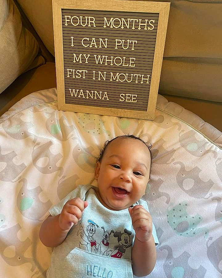 Karter is registered to the contest to win money with this photo: baby, baby_laughing, baby_products, baby_safety, baby_toddler_clothing, bedding, child, comfort, font, happy, hardwood, linens, person, product, room, sleeve, smile, t_shirt, textile, toddler
