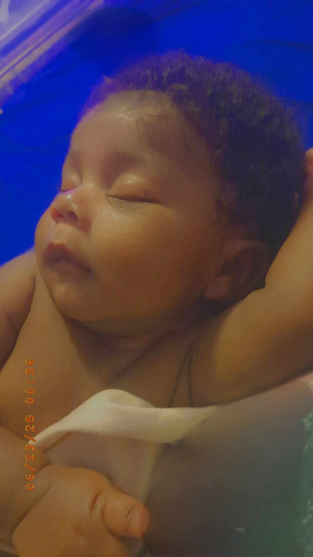 Zaheim joined the competition — help win amazing prizes! baby, sleeping, infant, curly_hair, blanket, hand, skin, peaceful, closeup, portrait, child, cute, soft_light, indoors, resting, newborn, face, young, warm, cozy