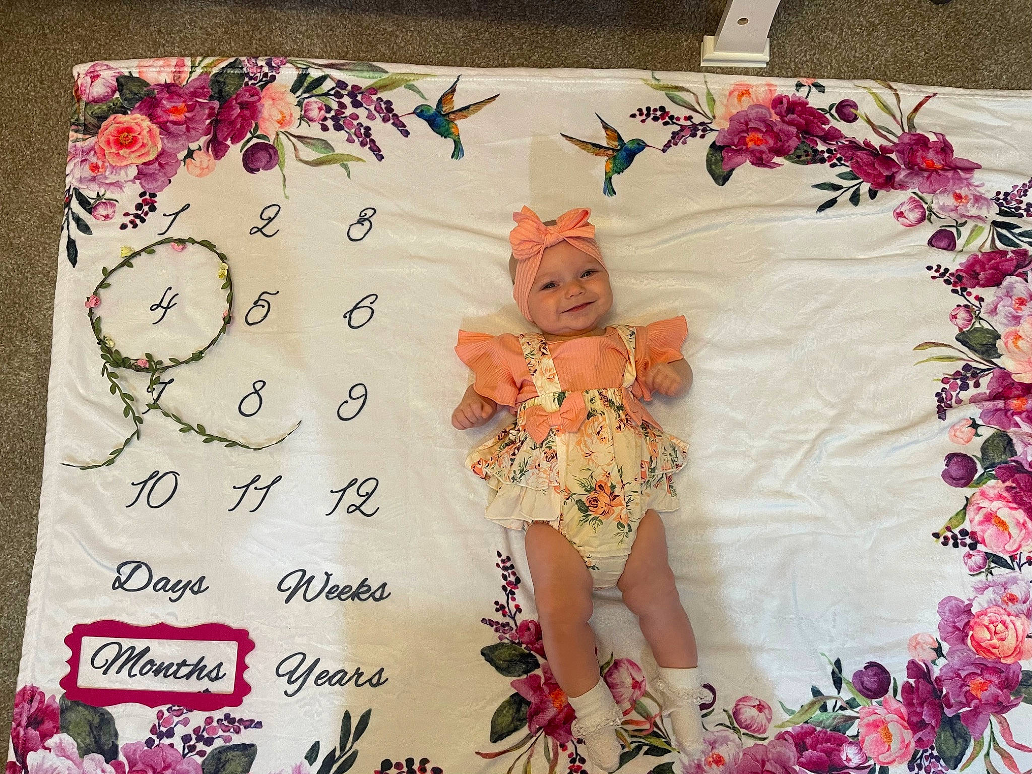 Lilly joined the competition — help win amazing prizes! art, chest, creative_arts, cut_flowers, entertainment, event, fictional_character, floral_design, font, happy, headwear, human_leg, joy, magenta, pattern, peach, person, petal, pink, plant