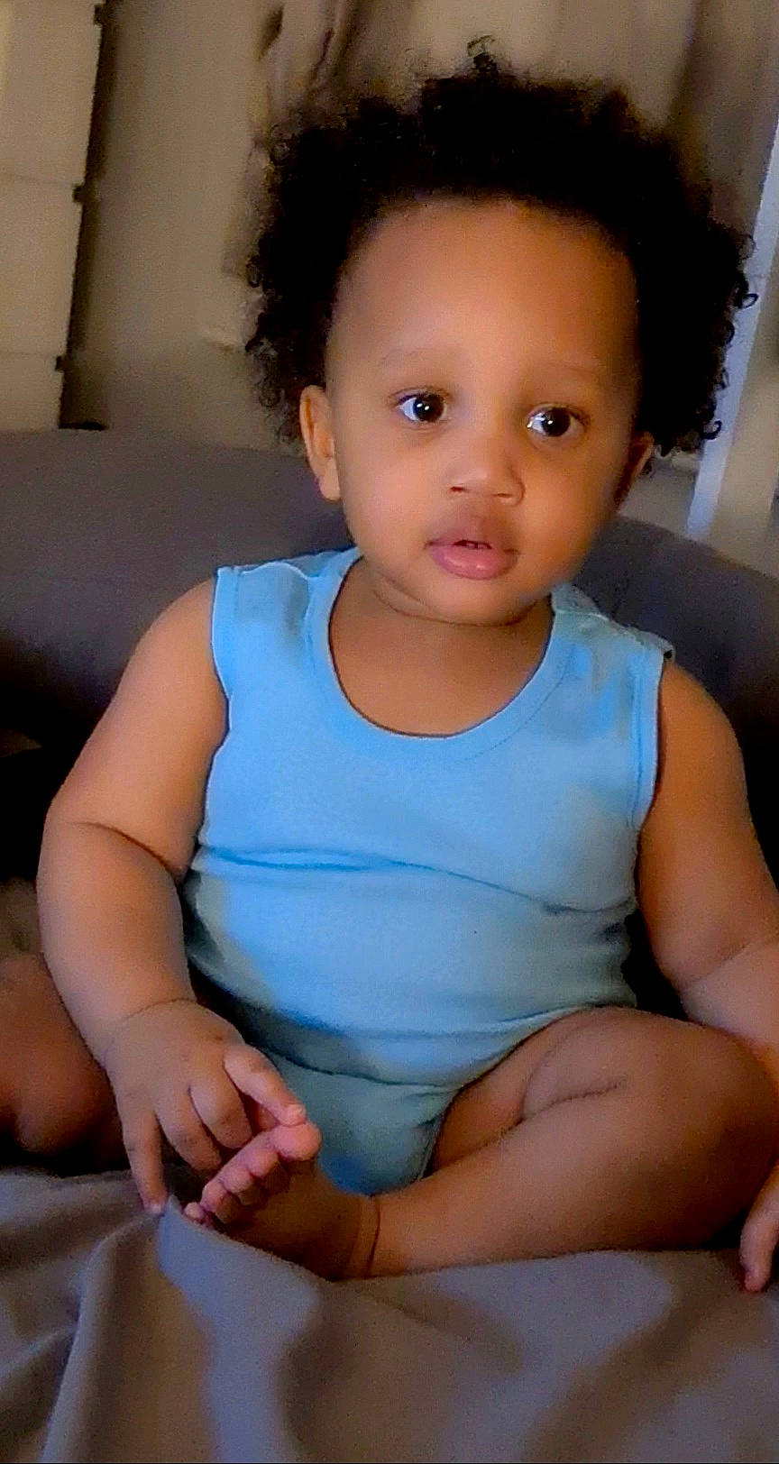 Martin joined the competition — help win amazing prizes! arm, baby, black_hair, cheek, child, face, nose, person, skin, toddler