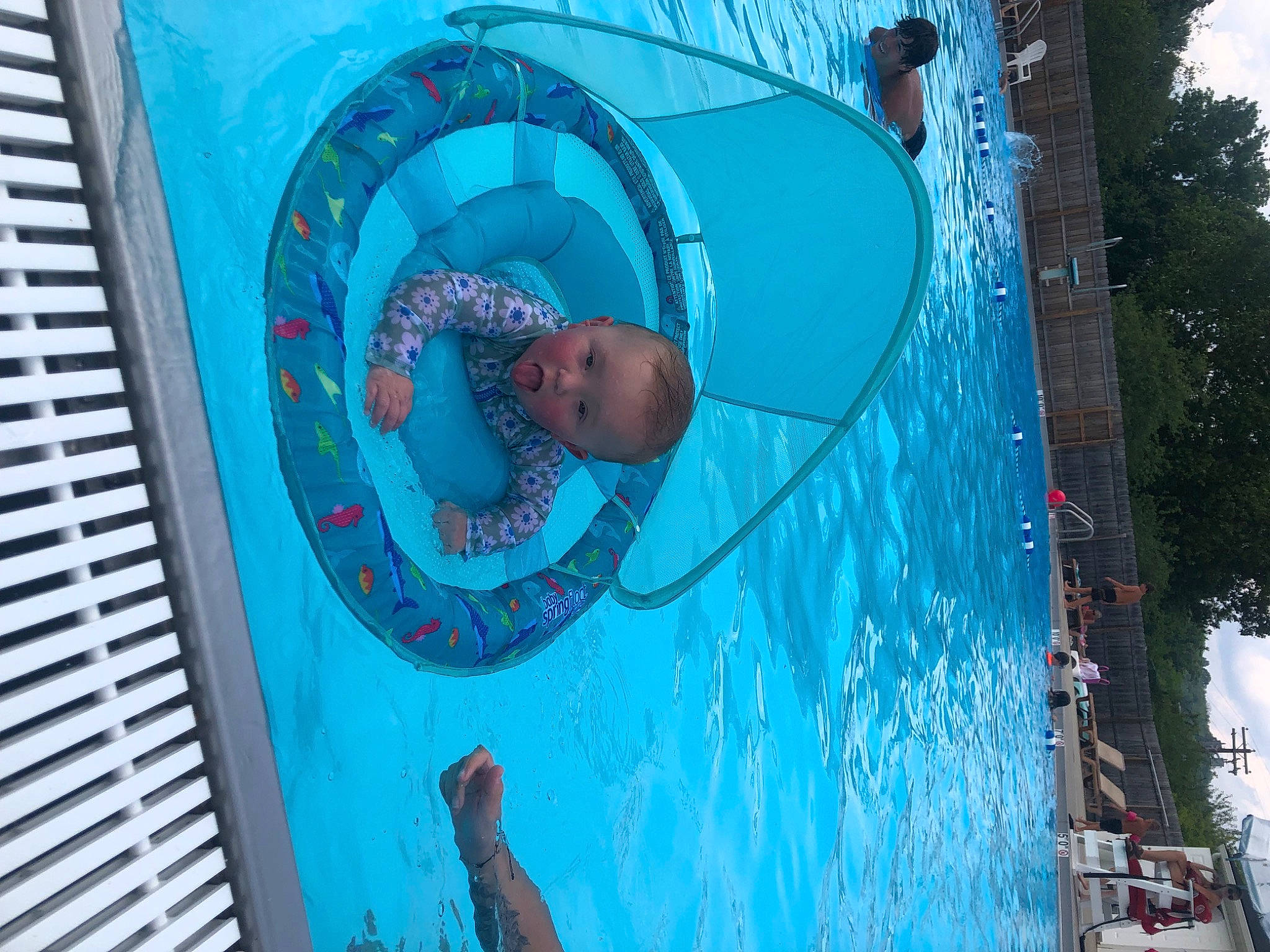 Nevaeh joined the competition — help win amazing prizes! aqua, art, azure, blue, circle, electric_blue, facade, fashion_accessory, fun, glass, green, joy, leisure, mural, pattern, person, recreation, street, t_shirt, tree