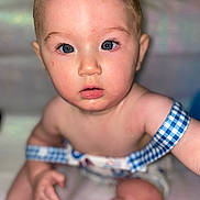 Parker joined the competition — help win amazing prizes! baby, bodypart, clothing, couch, dress, face, finger, formalwear, frown, furniture, hand, happy, head, newborn, person, photography, portrait, sad, skin, smile