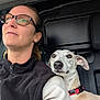 Corlys participe au concours pour gagner de l'argent avec cette photo : accessories, animal, belt, canine, clothing, coat, cushion, dog, face, glasses, head, hound, jacket, person, pet, photography, portrait, puppy, sunglasses, t_shirt