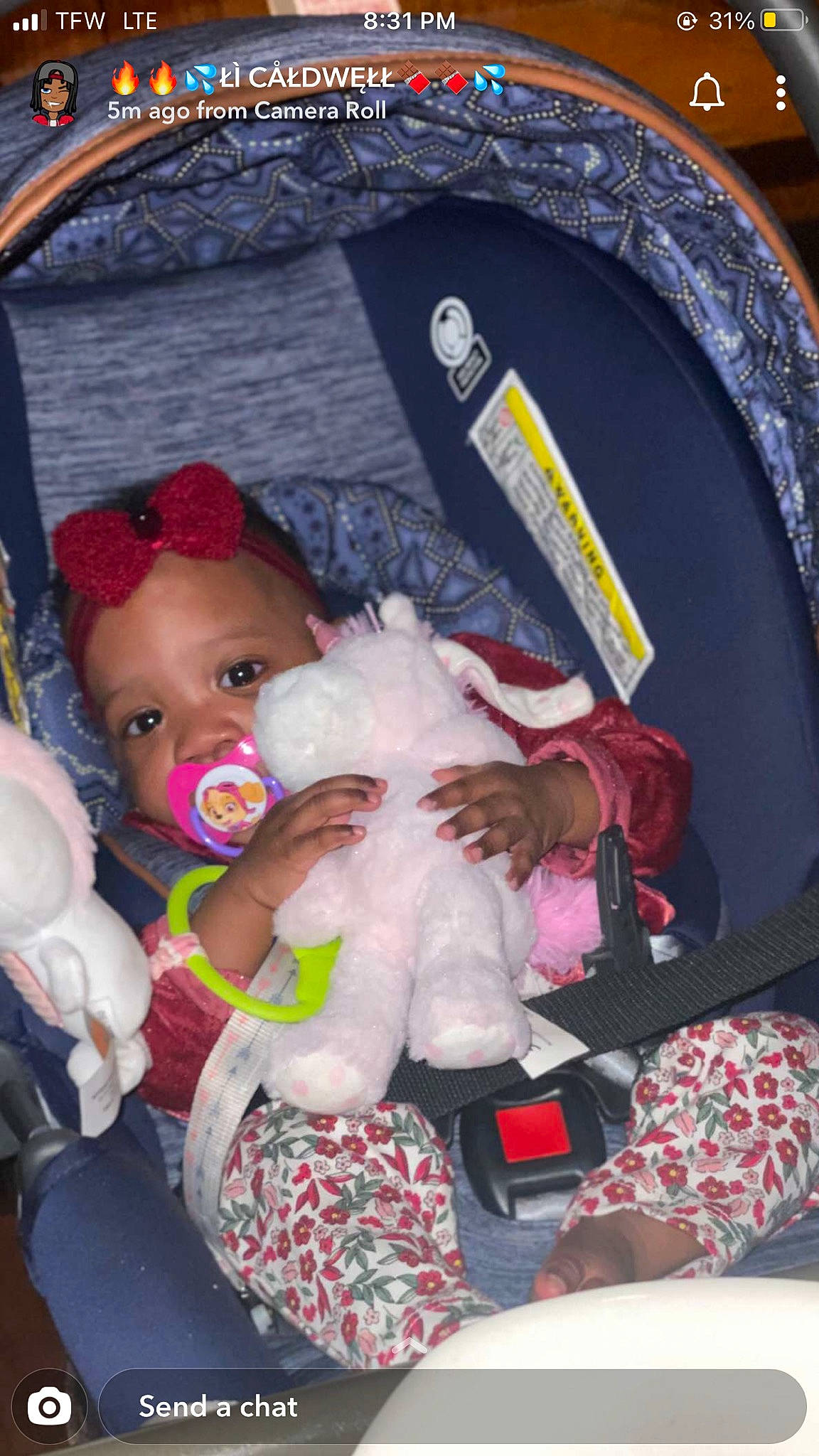 Alayia joined the competition — help win amazing prizes! baby, baby_carriage, baby_products, baby_toddler_clothing, baby_toys, cheek, child, circle, comfort, doll, fun, infant_bed, lap, person, pink, room, sitting, stuffed_toy, textile, toddler