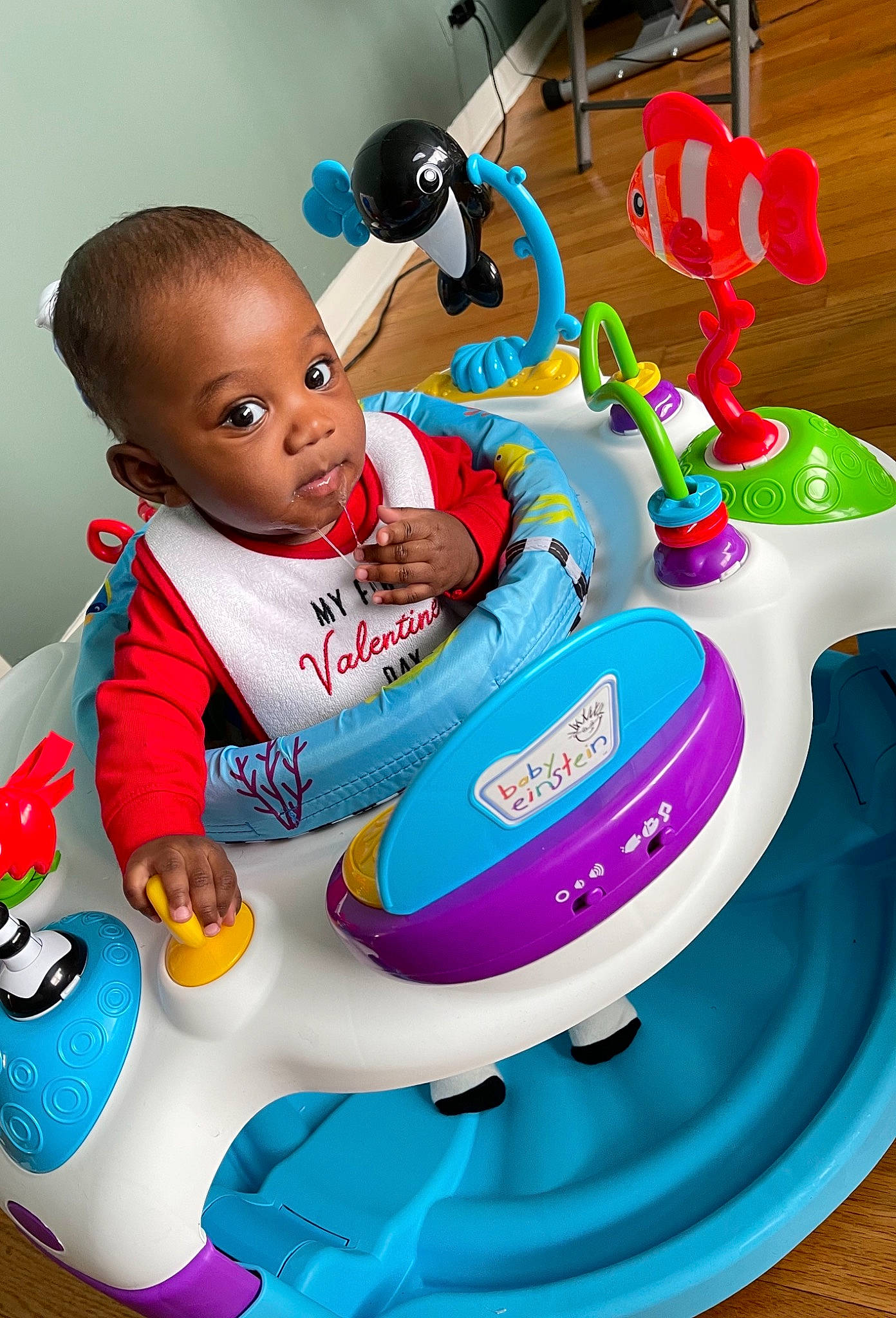 Dillon joined the competition — help win amazing prizes! auto_part, baby, baby_products, baby_toys, child, circle, fictional_character, font, fun, gadget, happy, person, play, recreation, riding_toy, steering_wheel, technology, toddler, toy, toy_vehicle