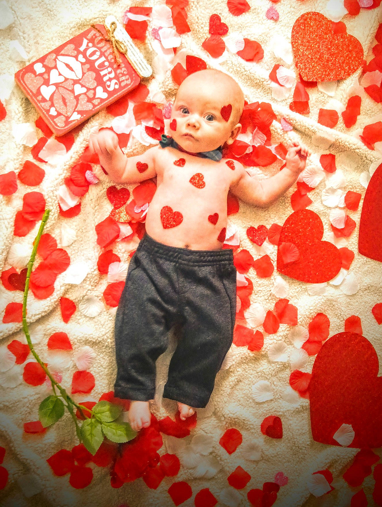 Colter joined the competition — help win amazing prizes! art, baby, baby_toddler_clothing, carmine, child, event, fun, happy, linens, orange, pattern, peach, people_in_nature, person, pink, red, room, sleeve, sweetness, toddler