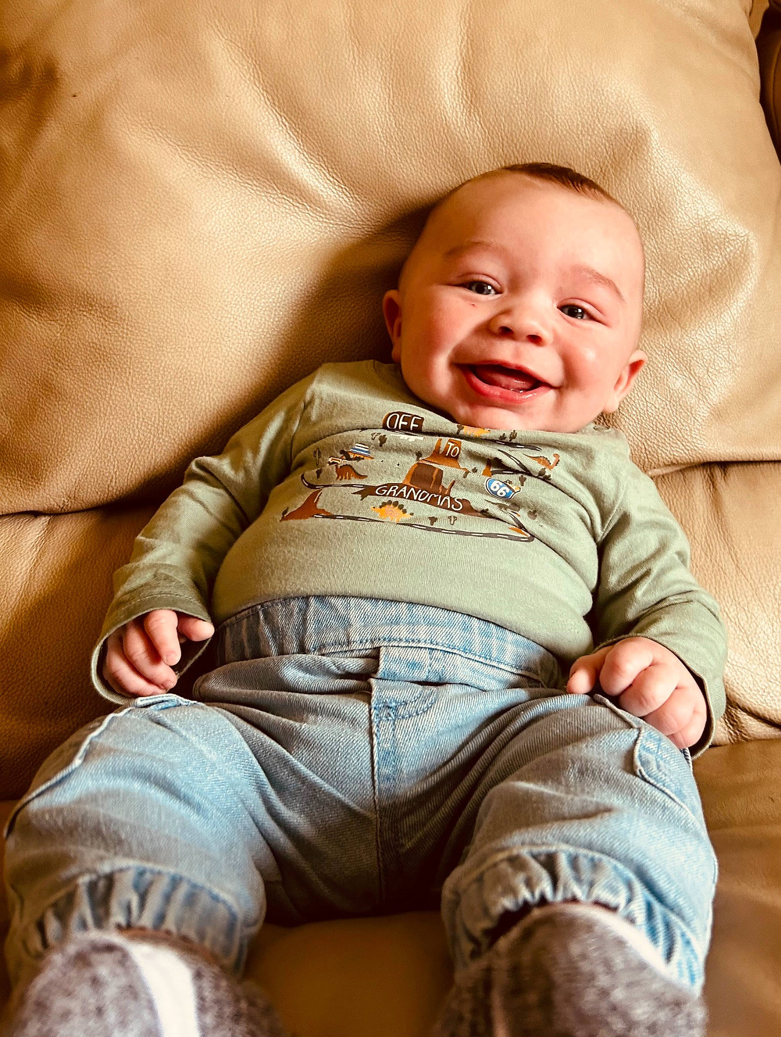 Boone joined the competition — help win amazing prizes! baby_toddler_clothing, cheek, clothing, comfort, cool, face, finger, flash_photography, happy, head, iris, joy, lip, mouth, neck, orange, outerwear, person, skin, sleeve