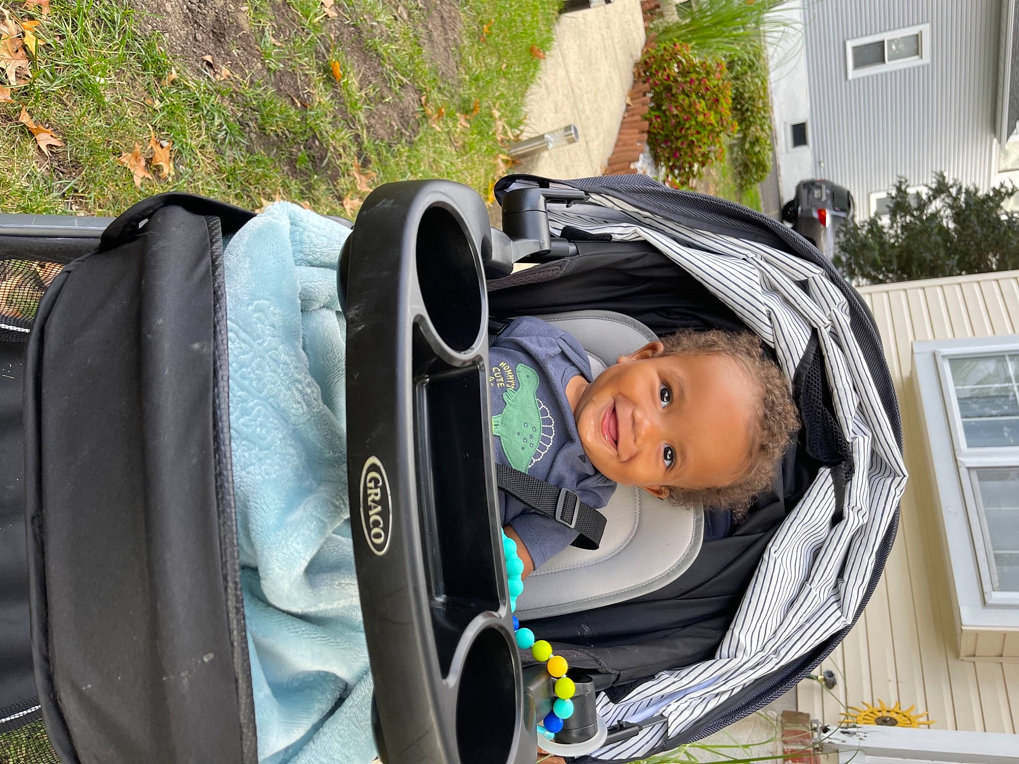 Neo joined the competition — help win amazing prizes! auto_part, baby, baby_carriage, baby_products, child, fun, grass, green, joy, leisure, motor_vehicle, person, personal_protective_equipment, plant, recreation, sitting, toddler, tree, wheel, window